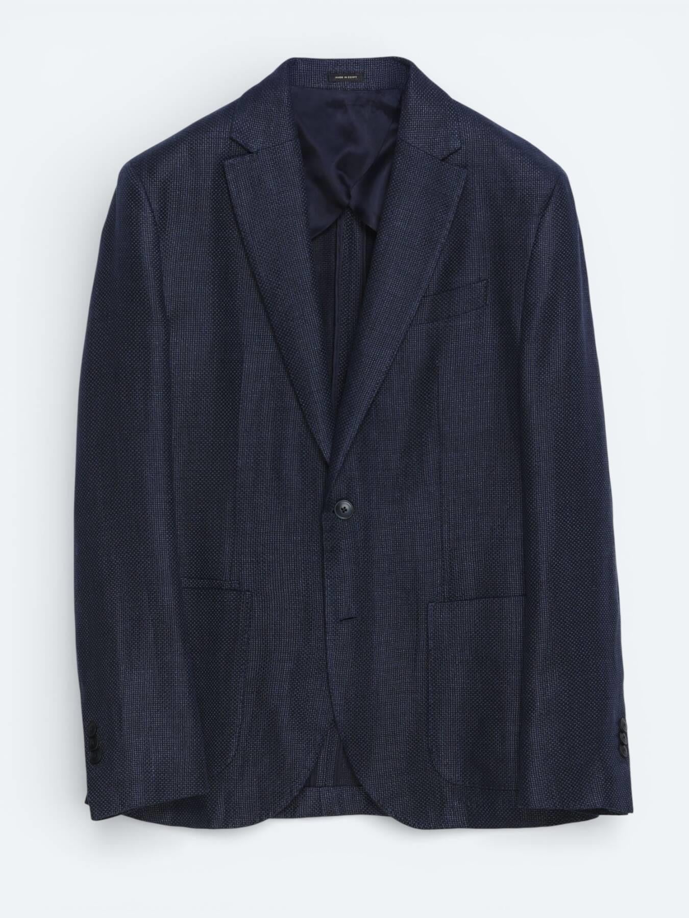 Renkli Mikro Modern Fit Yün Karışımlı Ceket