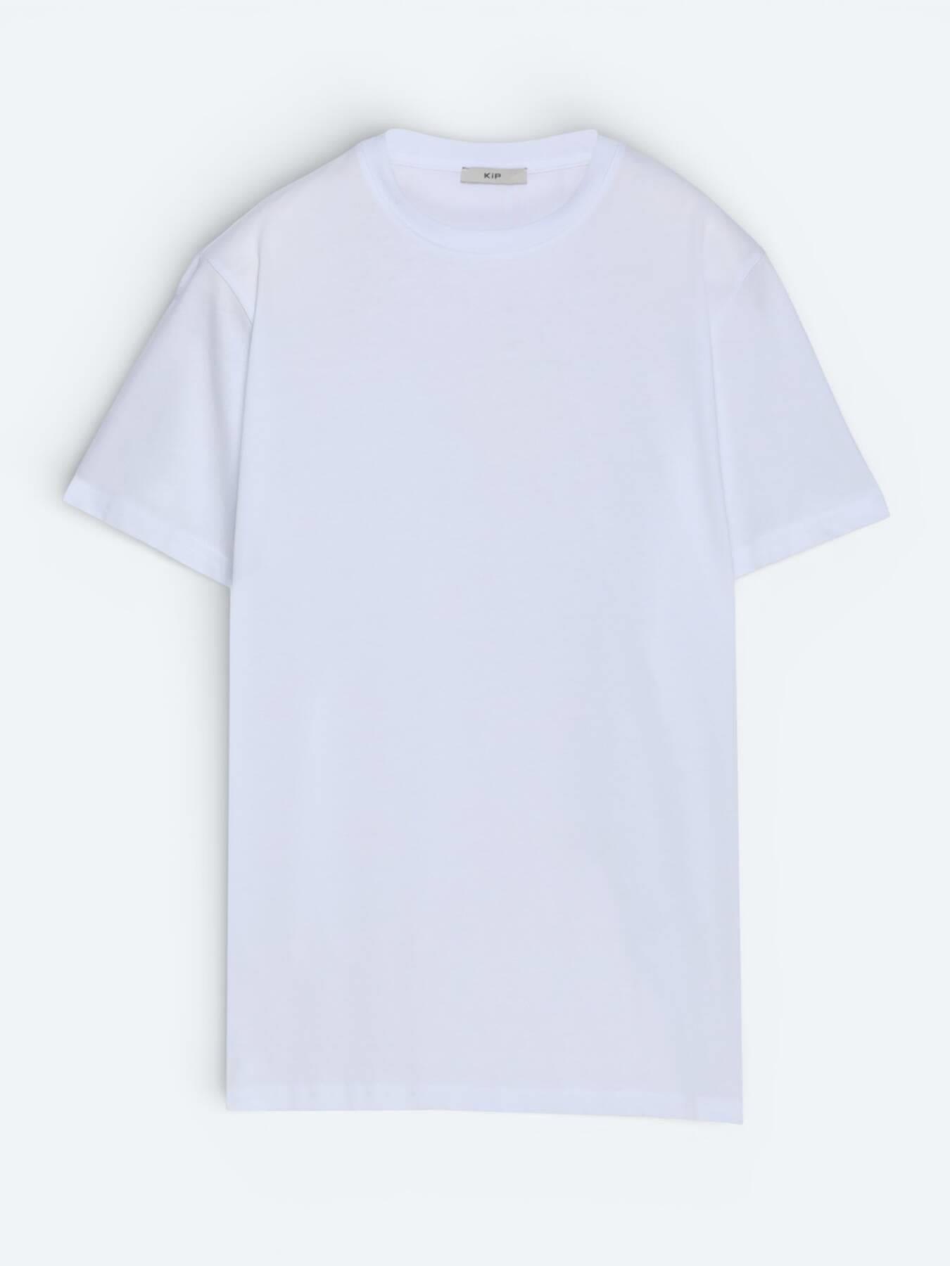 Beyaz 5'li Düz %100 Pamuk T-shirt