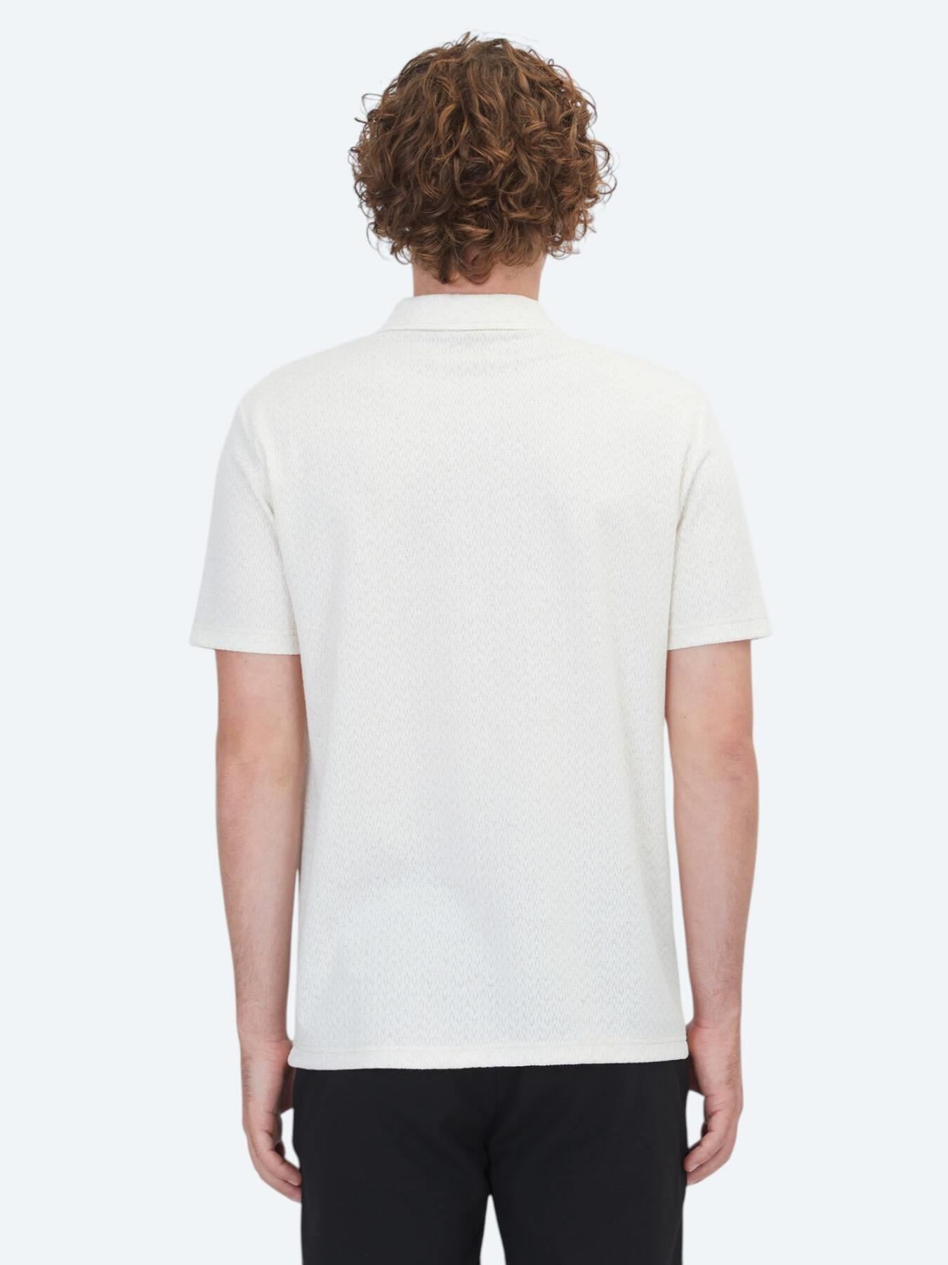 Bej Desenli Pamuk Karışımlı T-shirt