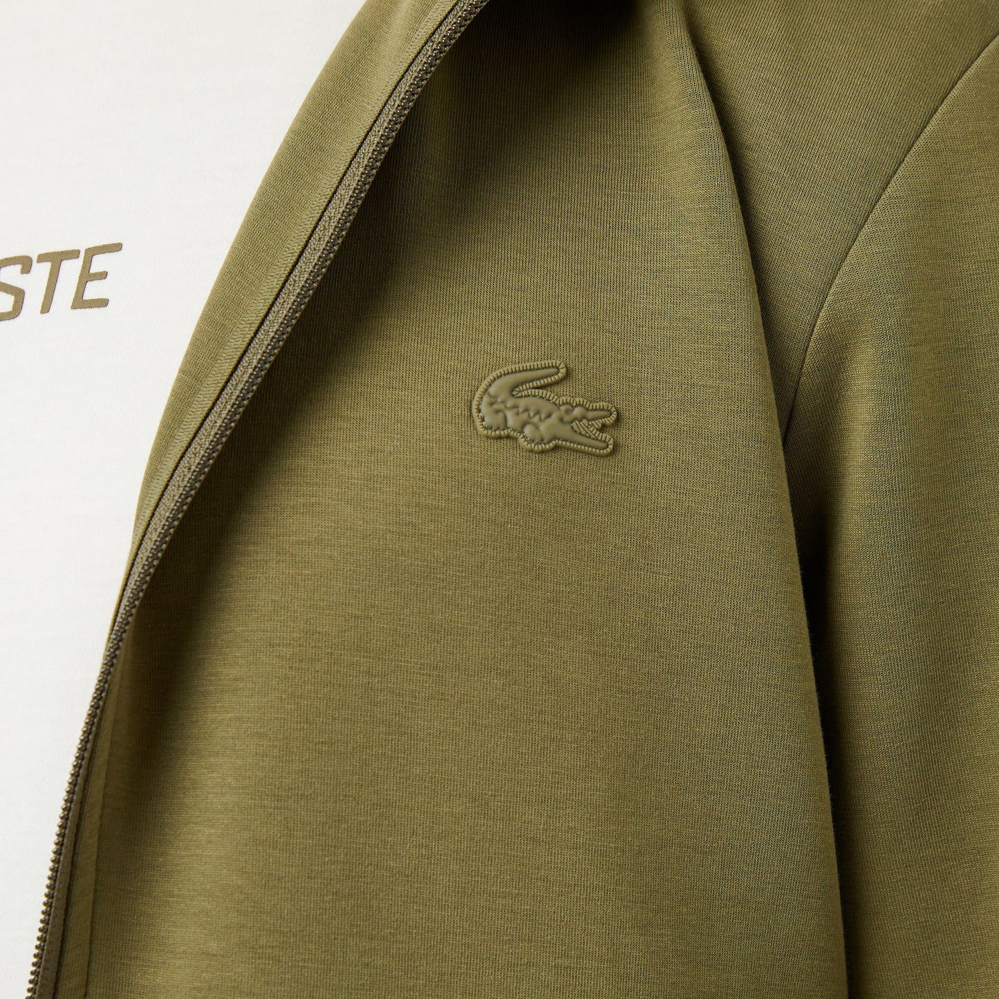 Lacoste Erkek Regular Fit Kapüşonlu Haki Sweatshirt