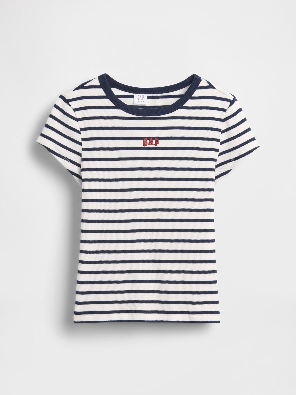 Kırık Beyaz Işlemeli Fitilli T-shirt