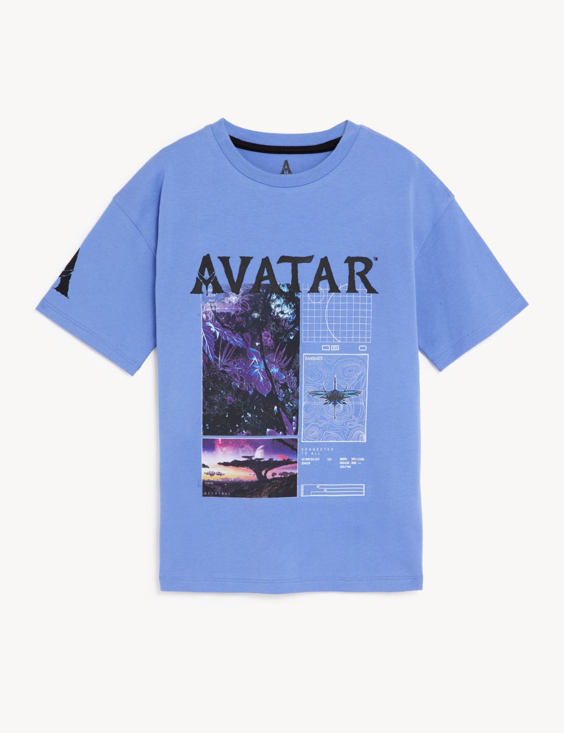 Saf Pamuklu Avatar: T-shirt (6-16 Yaş)