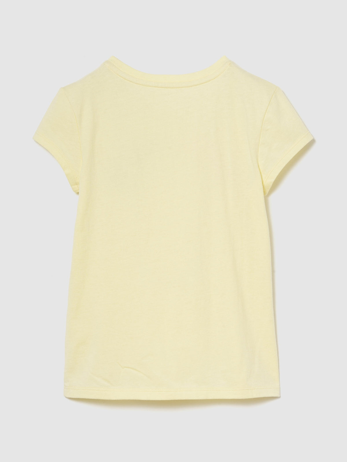 Sarı Grafik Baskılı T-shirt