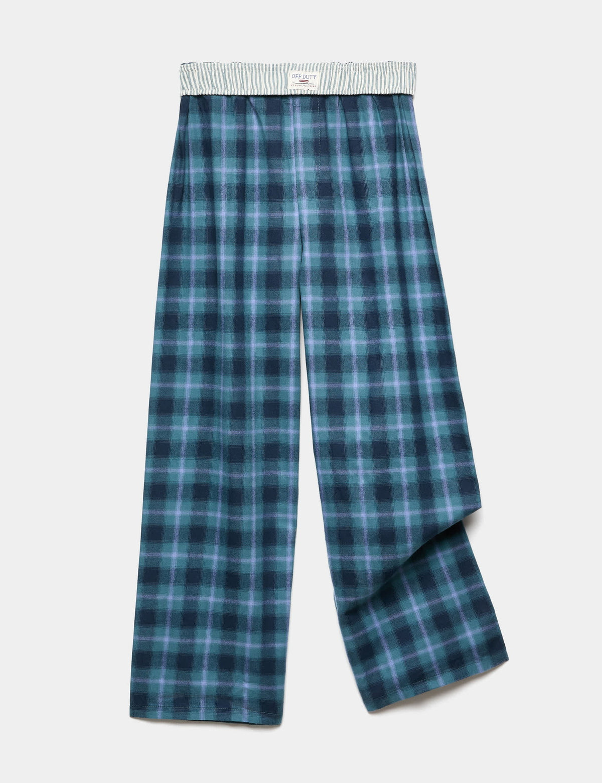 Saf Pamuklu Ekose Pijama Altı