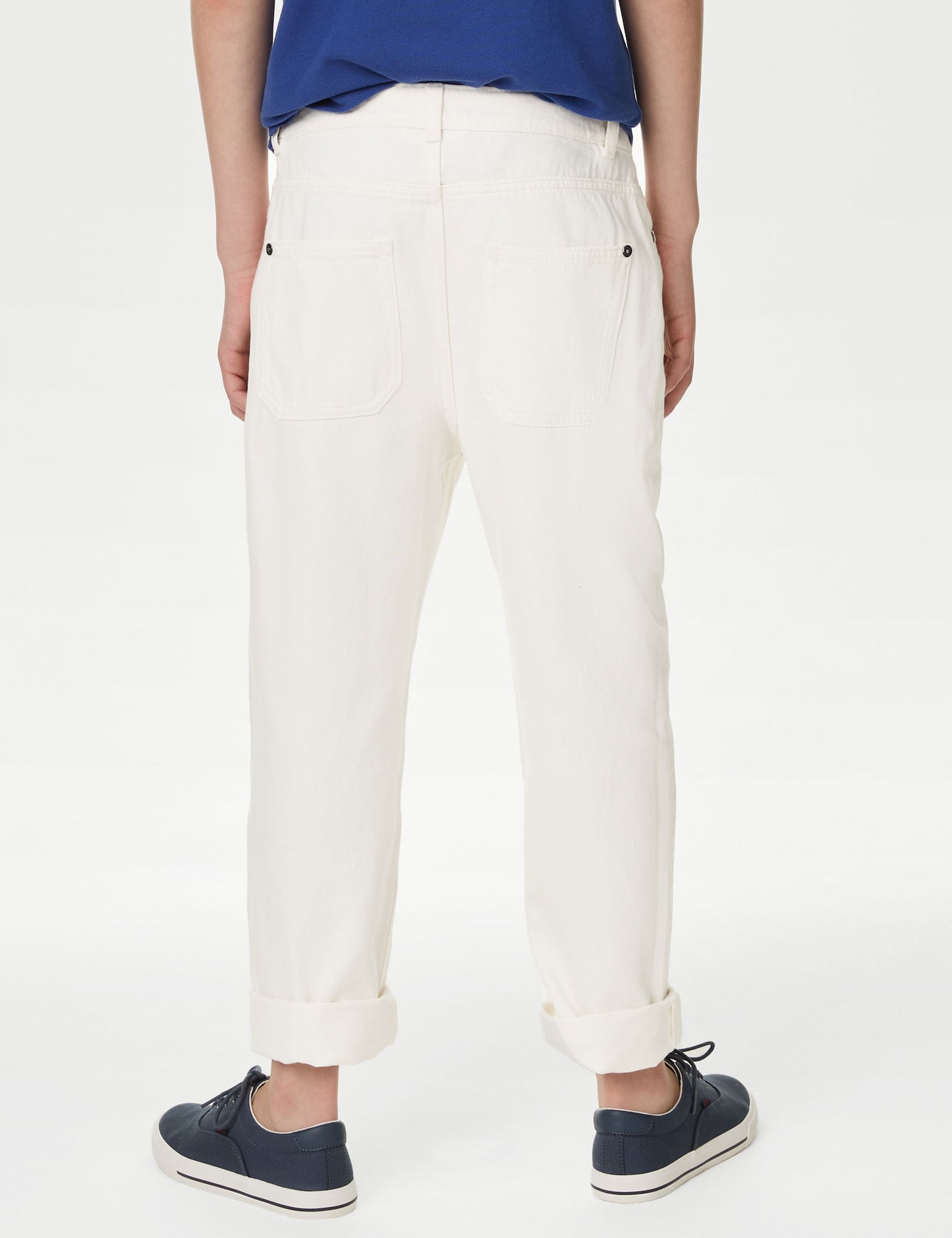Relaxed Fit Denim Jean Pantolon (6-16 Yaş)
