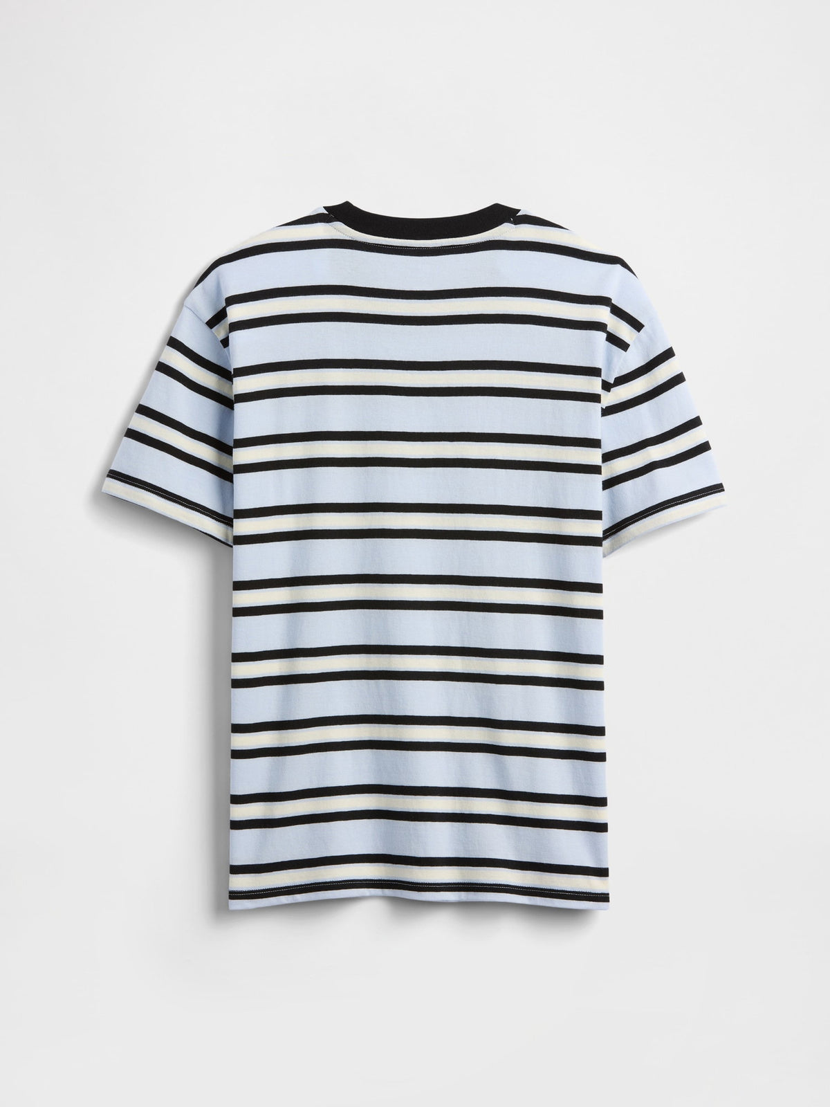 Açık Mavi Kids Everyday Soft Stripe Pocket T-shirt