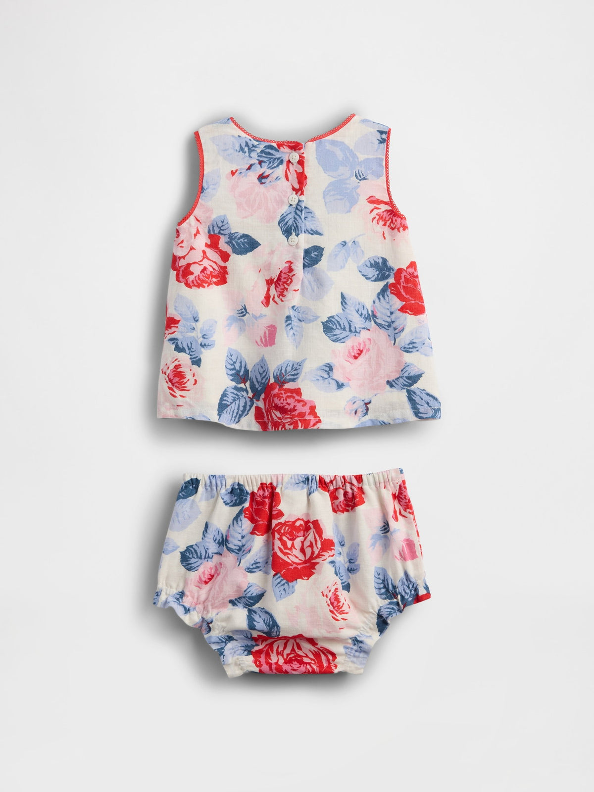 Çok Renkli Keten Karışımlı Outfit Set