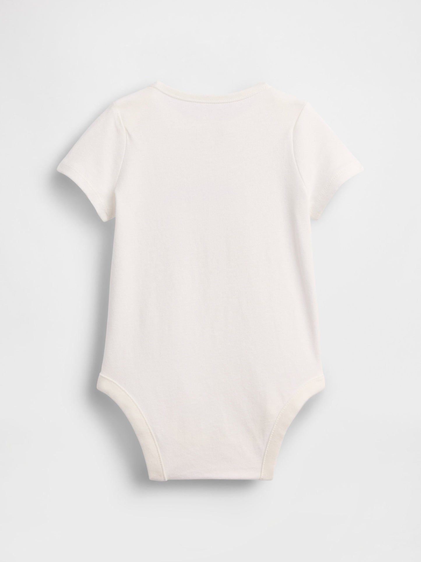 Beyaz First Favorites Organik Pamuk Grafik Baskılı Bodysuit