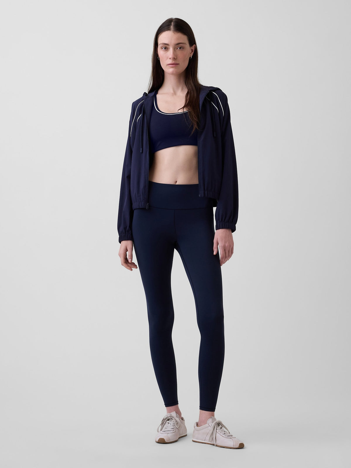 Lacivert Gapfit Tech Rüzgarlık