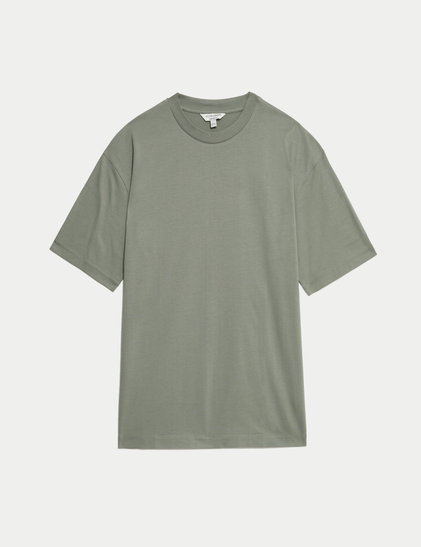 Saf Supima Pamuklu Oversize T-shirt