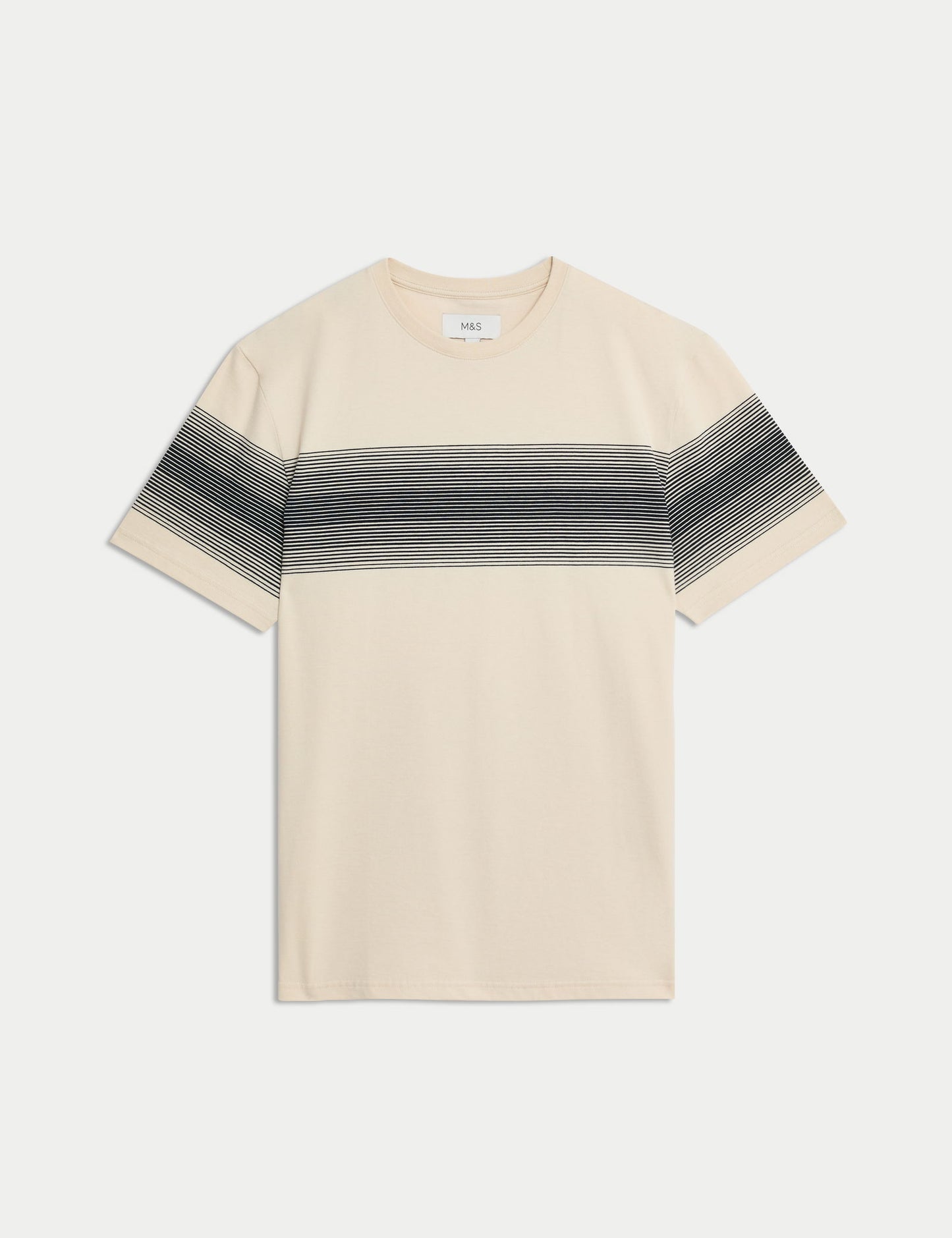 Saf Pamuklu Kısa Kollu T-shirt