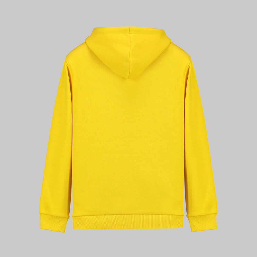 Kapüşonlu Sarı Sweatshirt