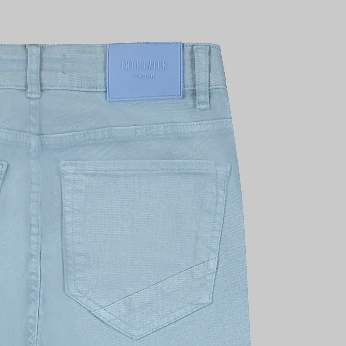 Roys Antik Koton Buz Mavisi Pantolon