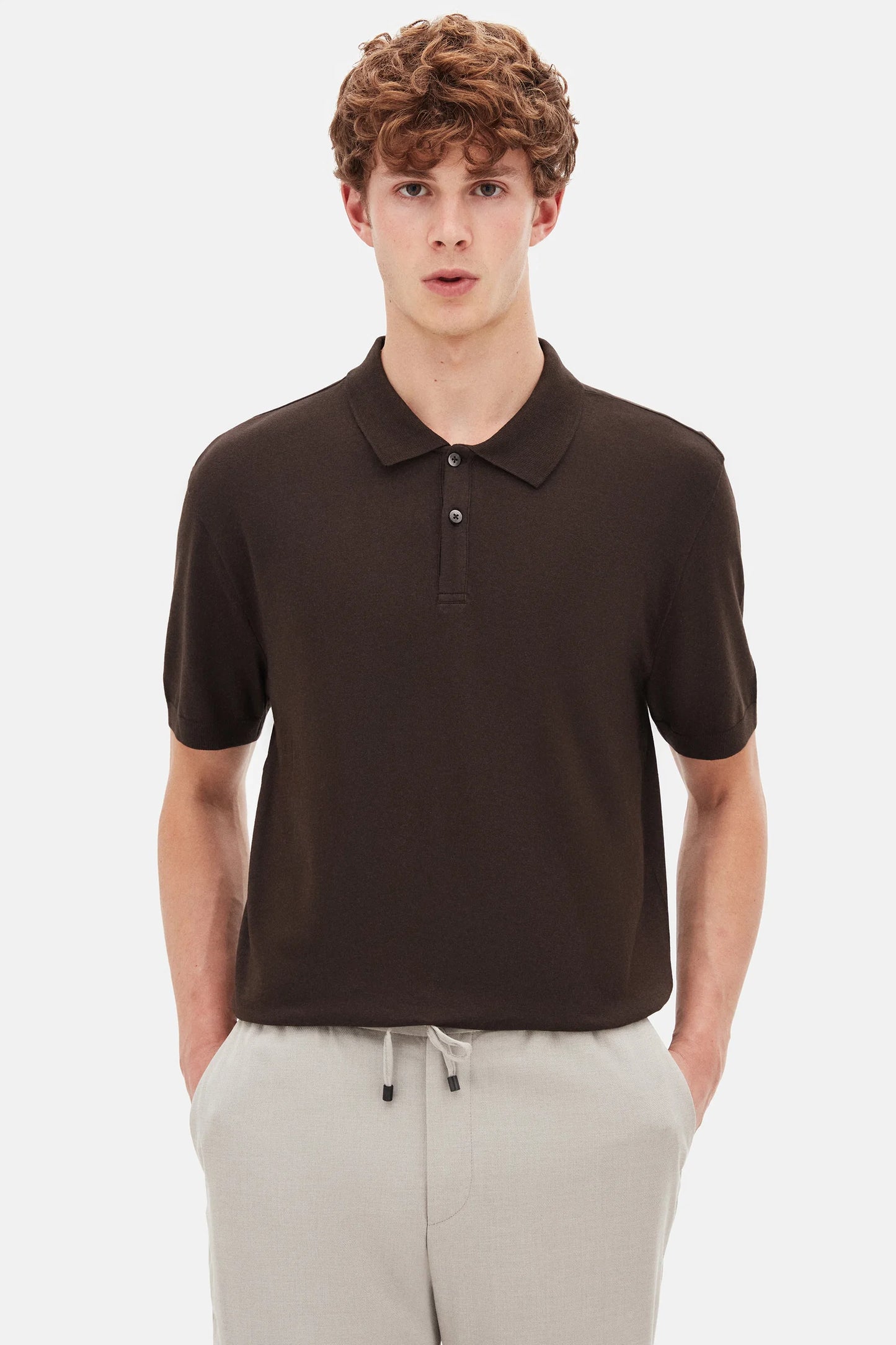 Tween Slim Fit Kahverengi Kazak
