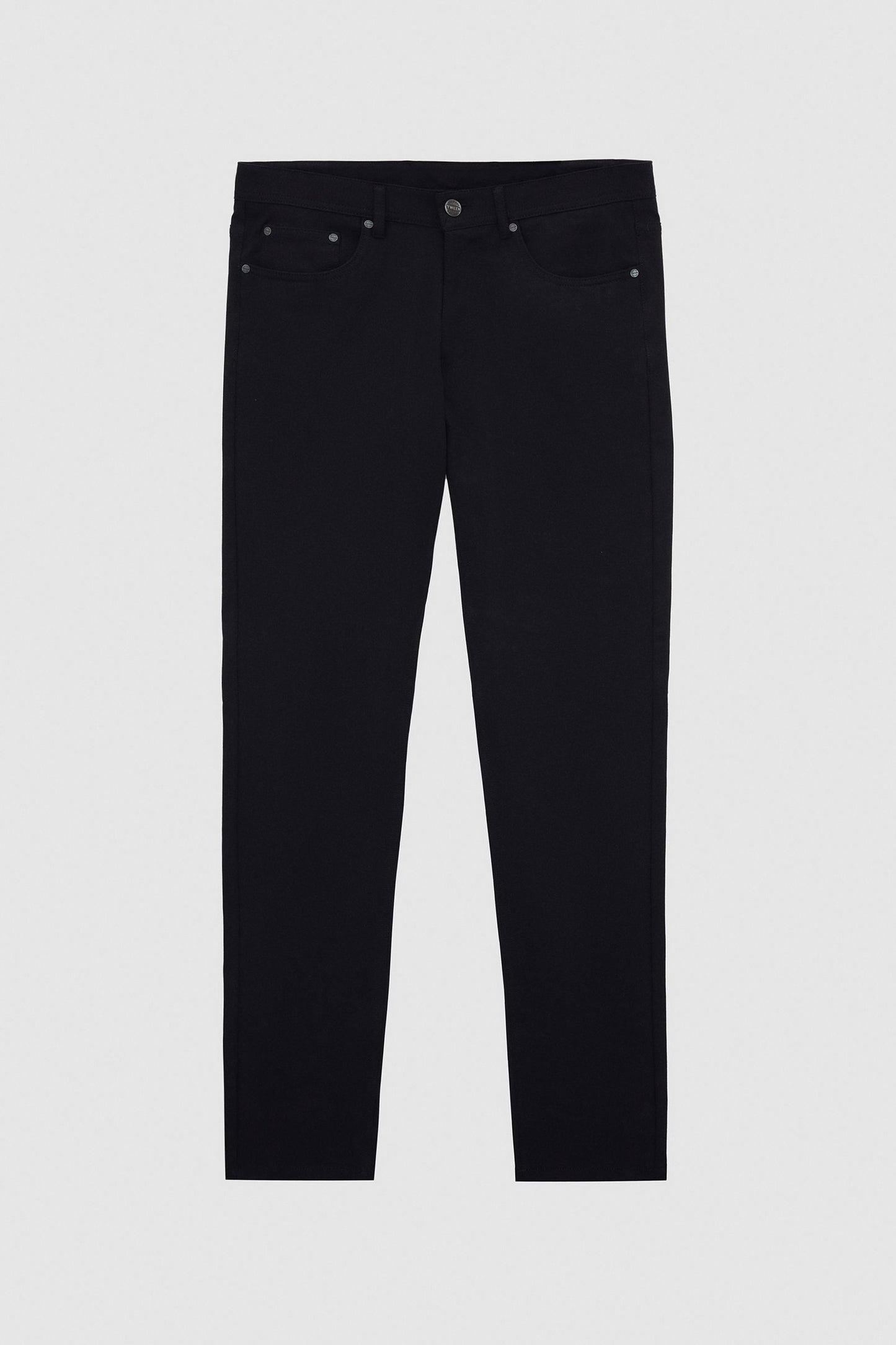 Tween Super Slim Fit Siyah Diyagonel Chino Pantolon
