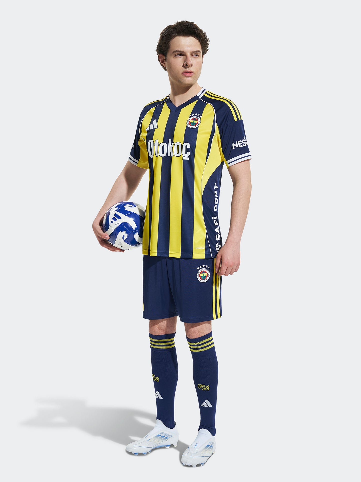 Fenerbahçe 2025/26 Çubuklu Lacivert Şort
