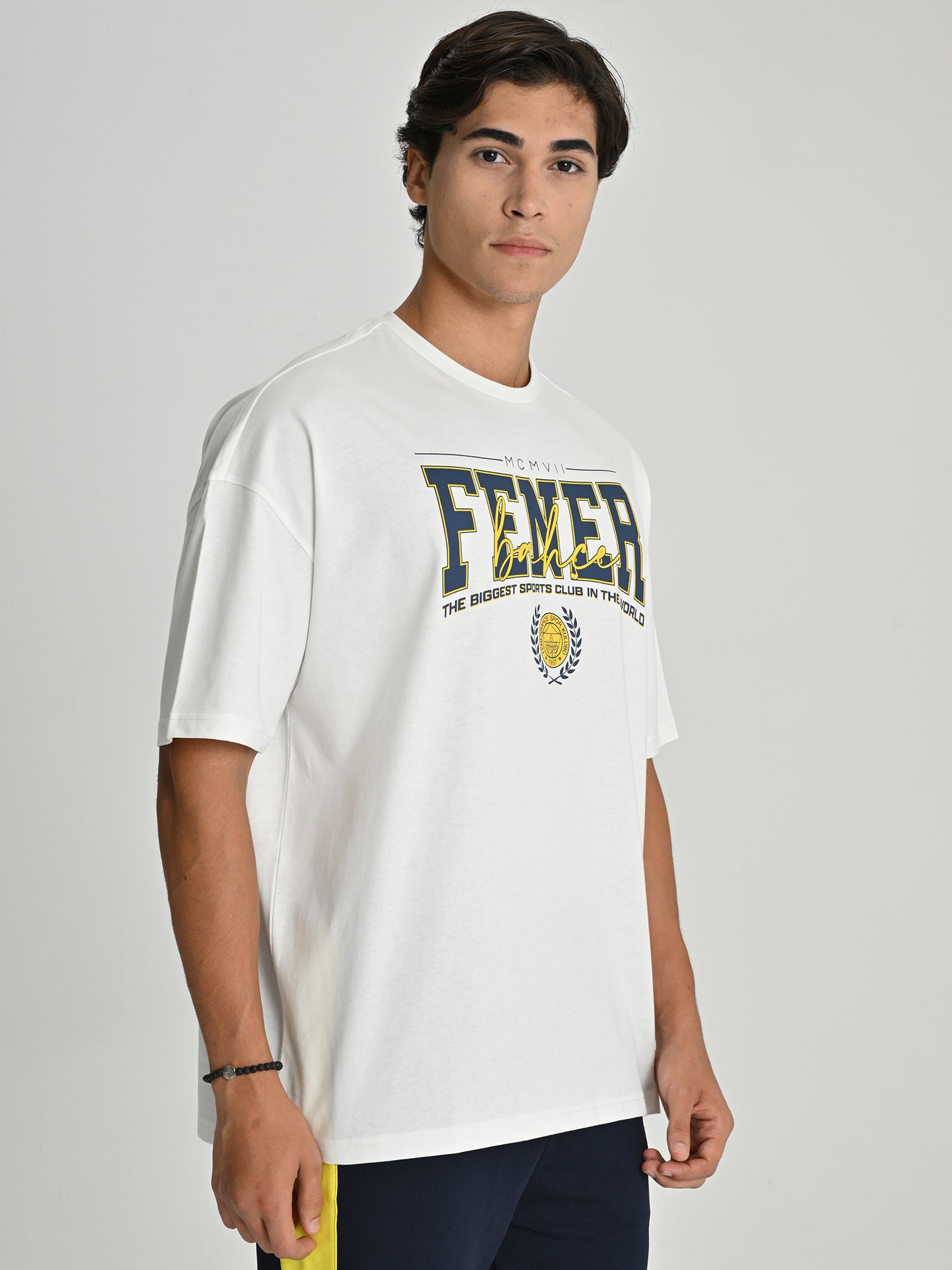 Fenerbahçe Ekru Kolej Mcmvii Erkek Tshirt