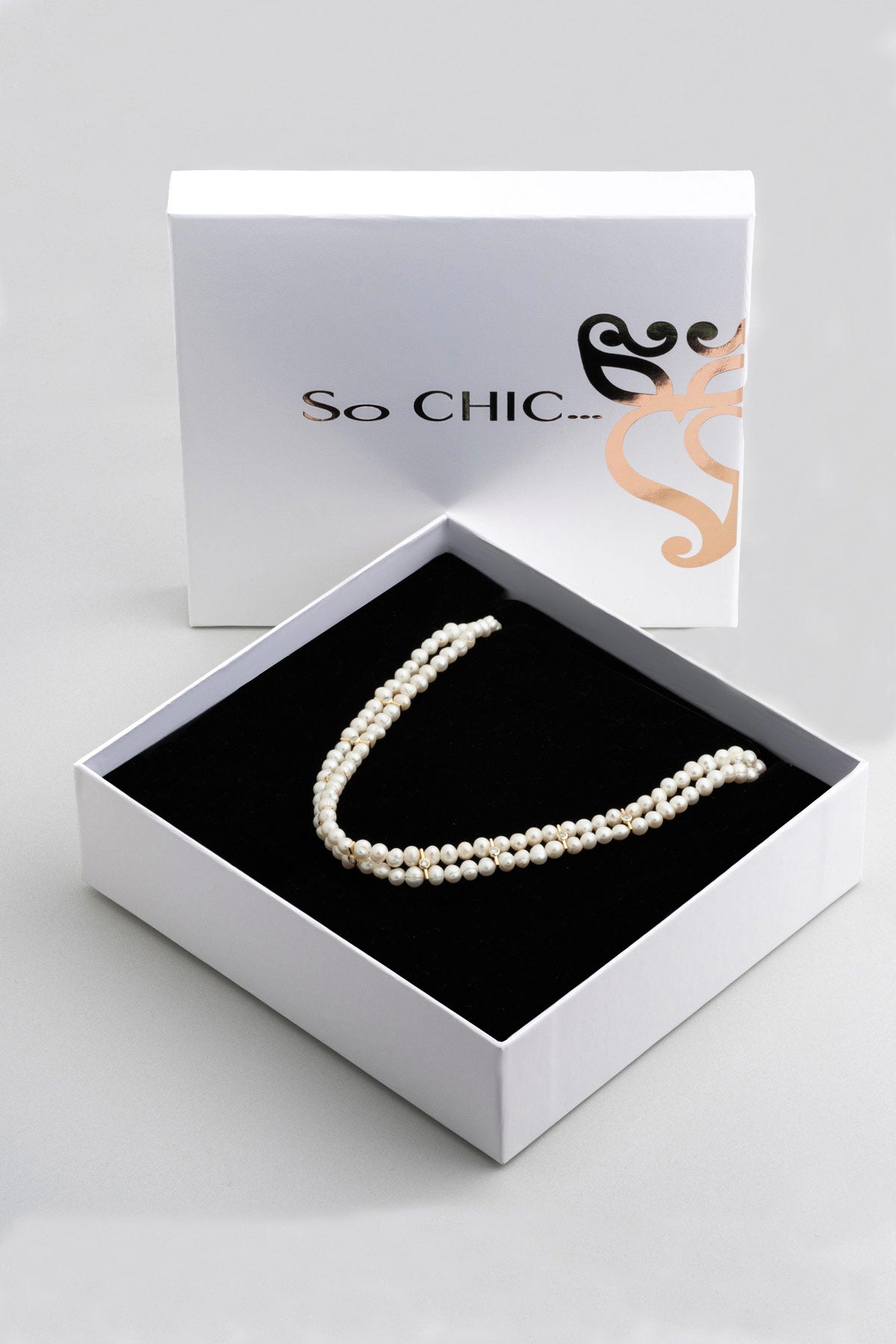 Scarlett 18 Ayar Sarı Altın Kaplama 43 Cm Gümüş Inci Kolye 5157536244
