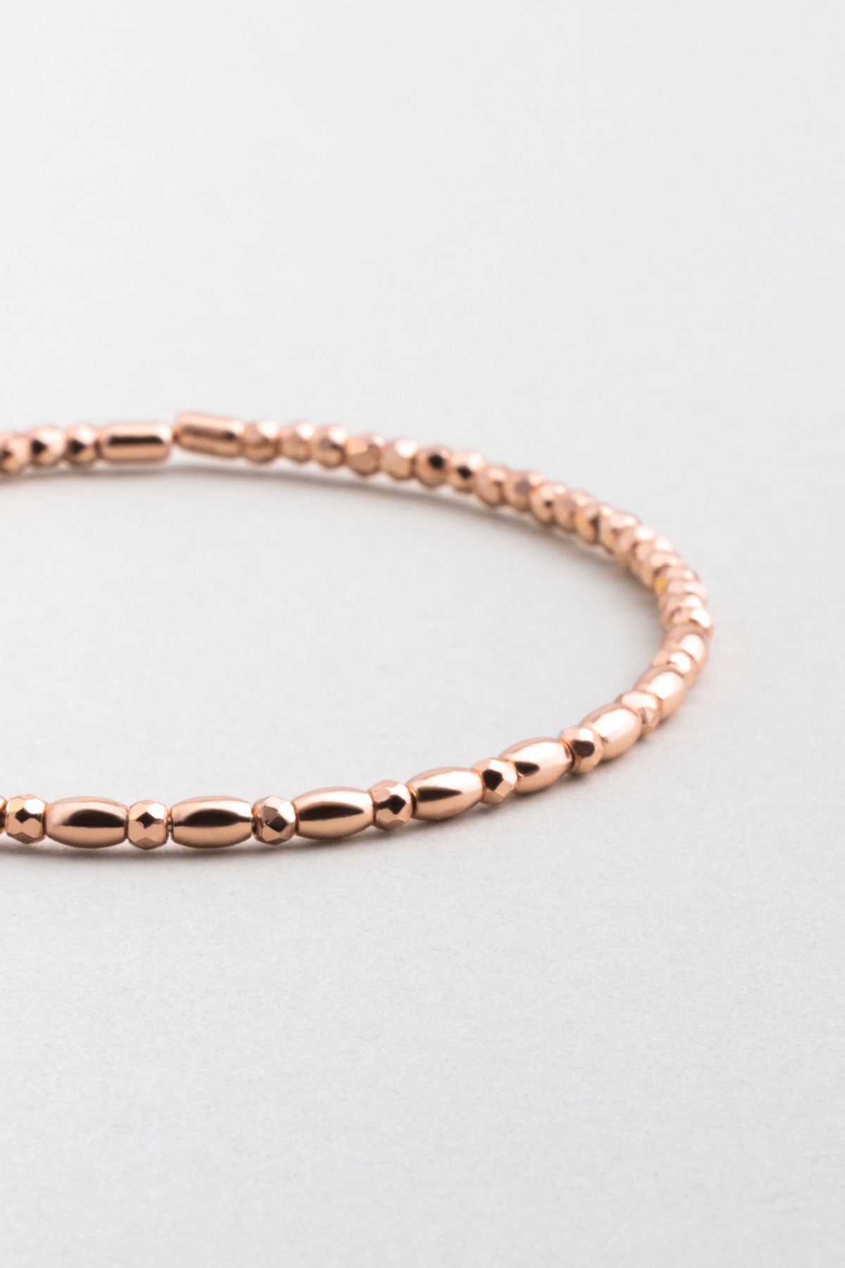 Minimal 18 Ayar Rose Altın Kaplama Gümüş Kelepçe Bileklik 5160834599