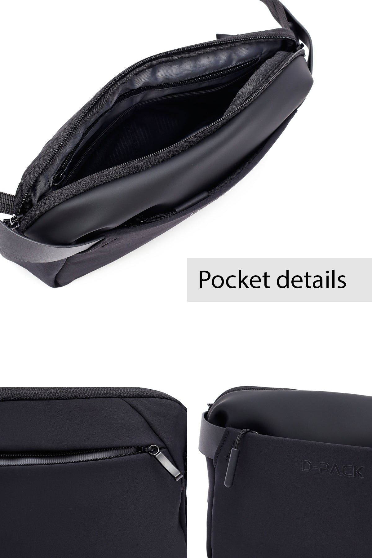 D-pack Erkek Siyah Bel Çantası