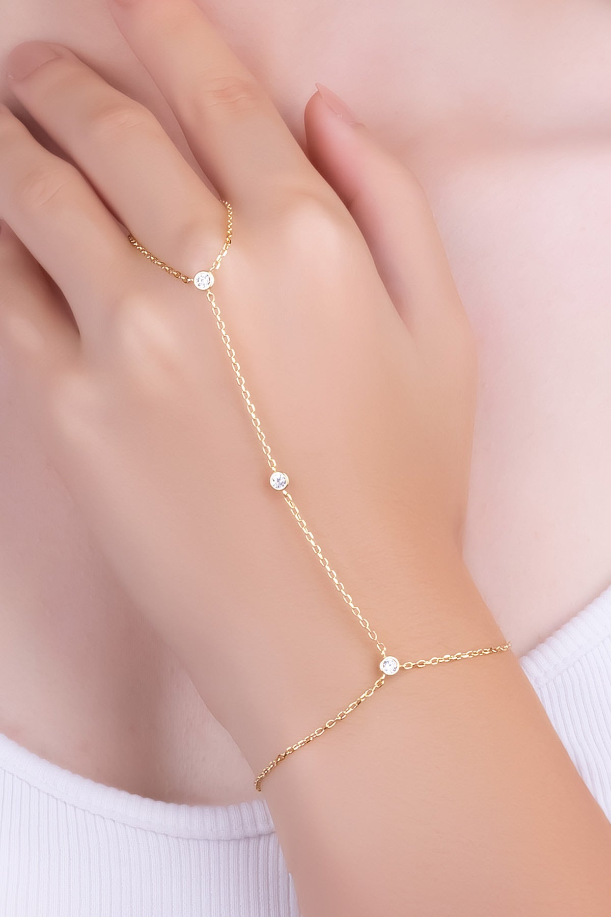 Minimalist 18 Ayar Sarı Altın Kaplama 24 Cm Gümüş Şahmeran 5178200144