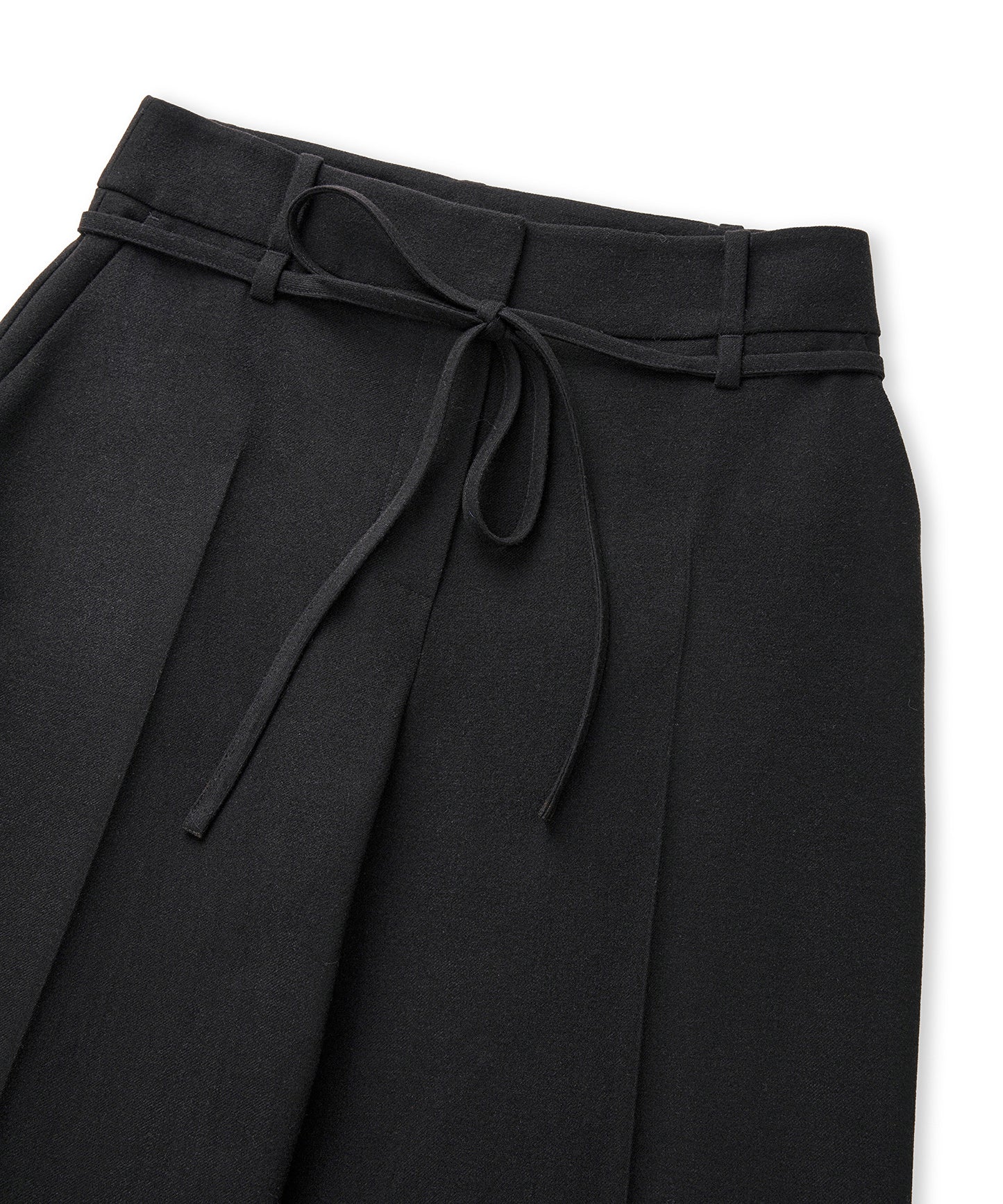 Ince Kordonlu Wide Leg Fit Pantolon
