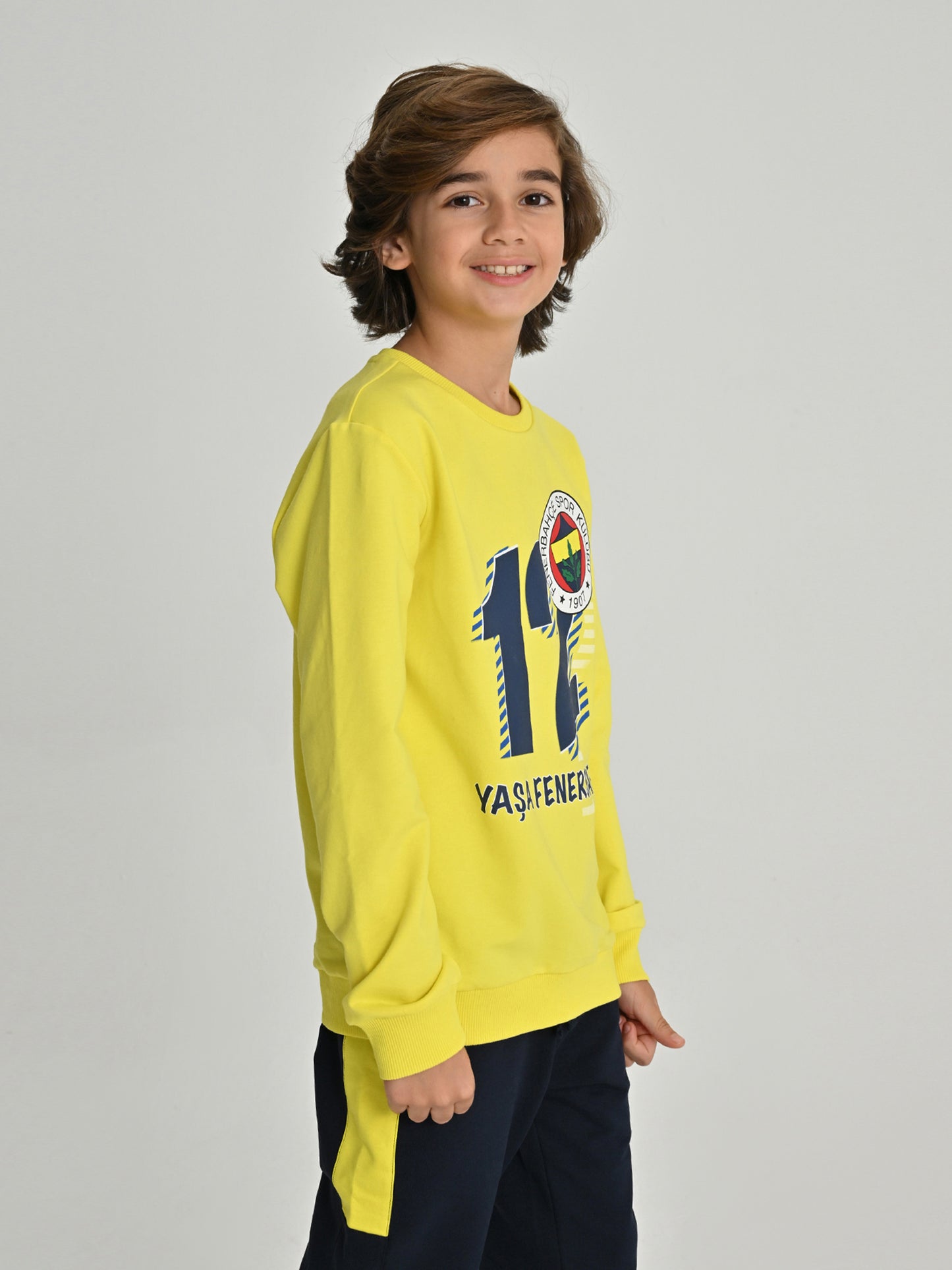 Fenerbahçe Sarı Tribün 12 Fb Çocuk Sweatshirt