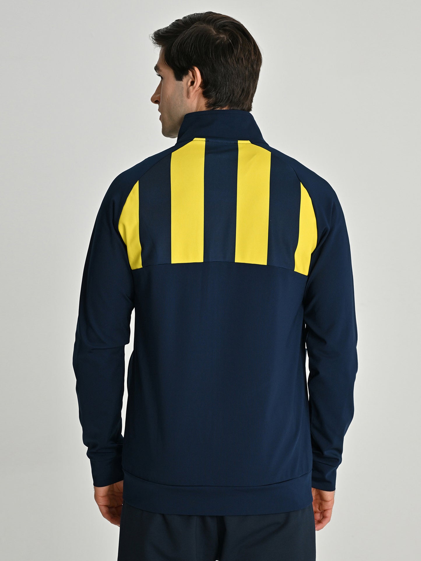 Fenerbahçe Lacivert Tribün Çubuklu Erkek Sweatshirt