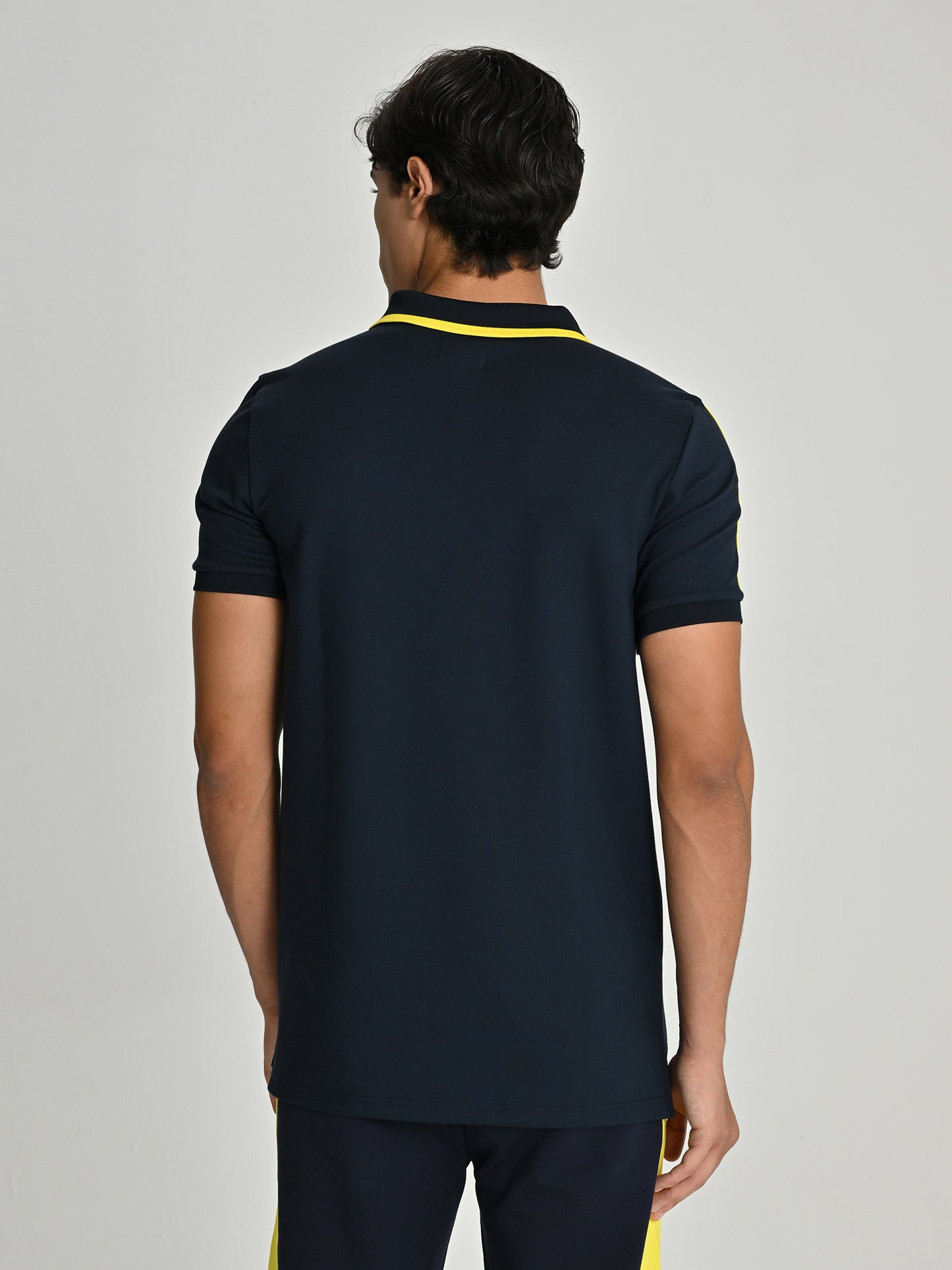 Fenerbahçe Lacivert Tribün 6 Renk Logolu Erkek Polo Tshirt