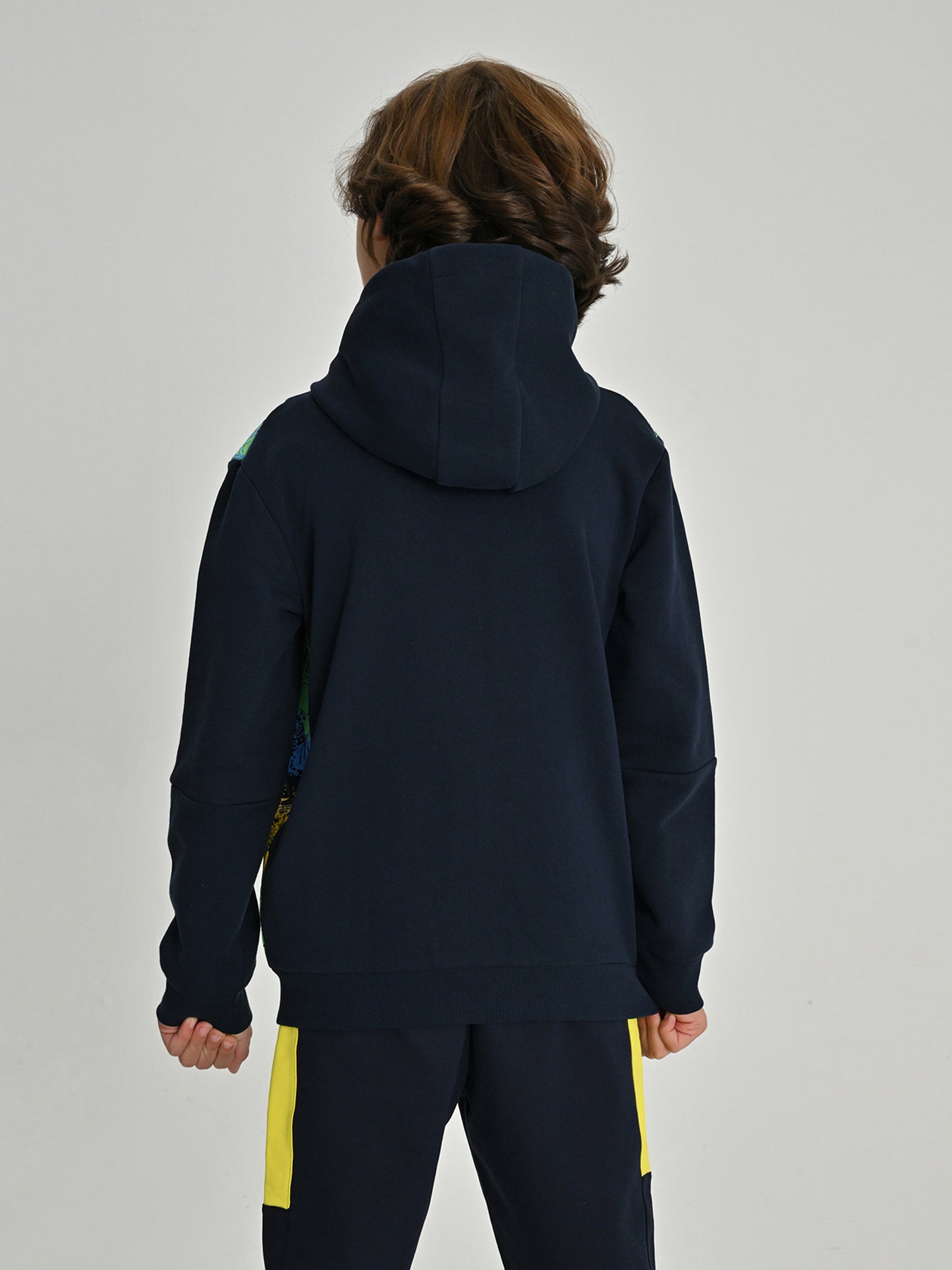 Fenerbahçe Lacivert Kolej Renk Geçişli Çocuk Sweatshirt