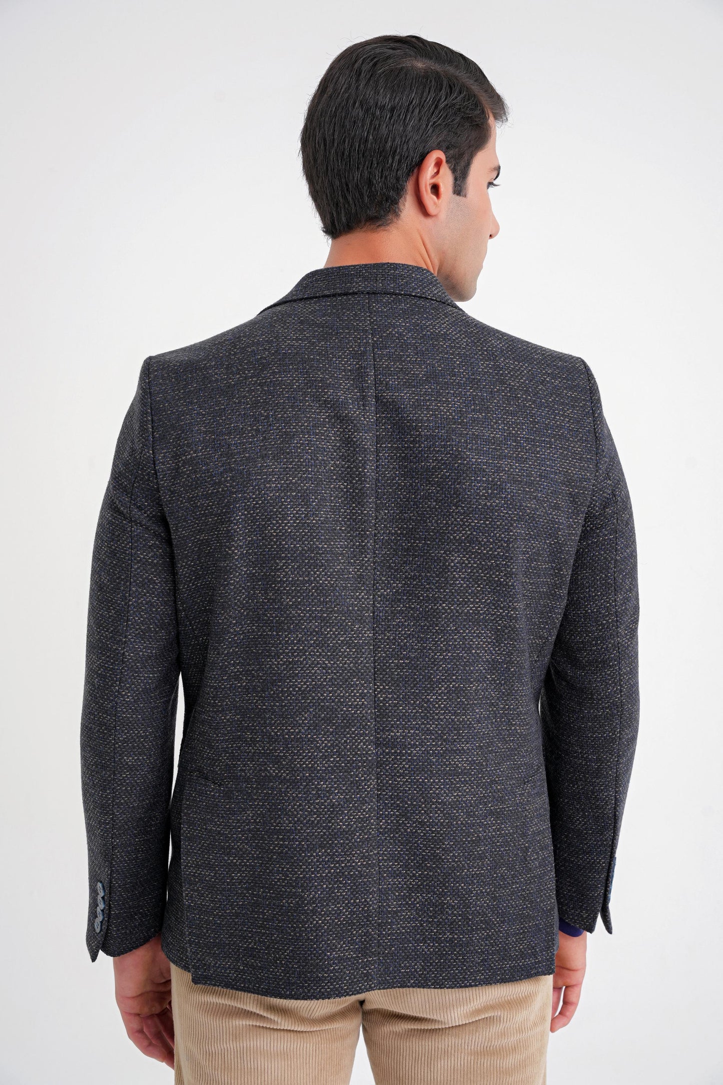 C 718 Ceket Slim Lacivert