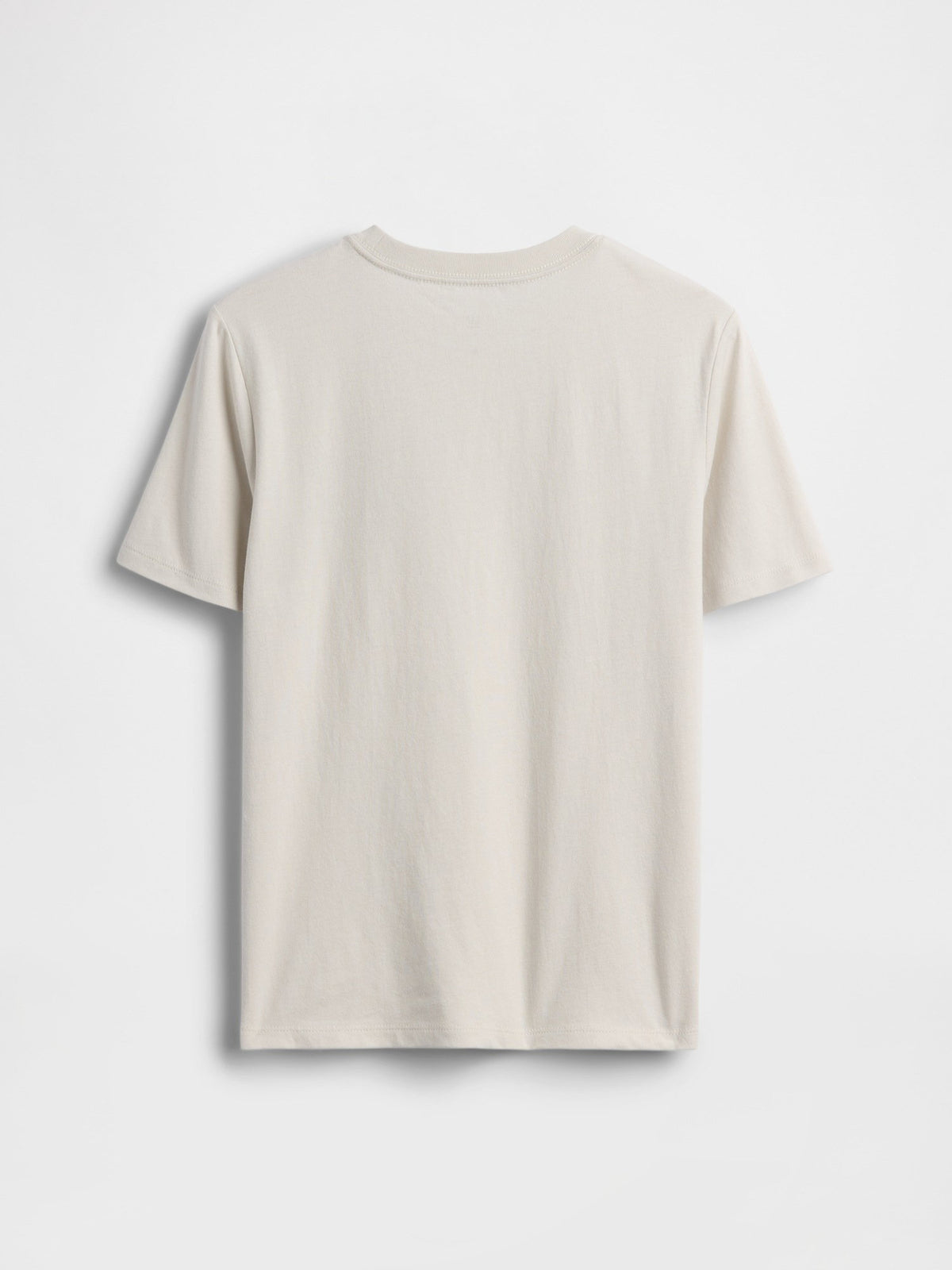Ekru Grafik Baskılı T-shirt