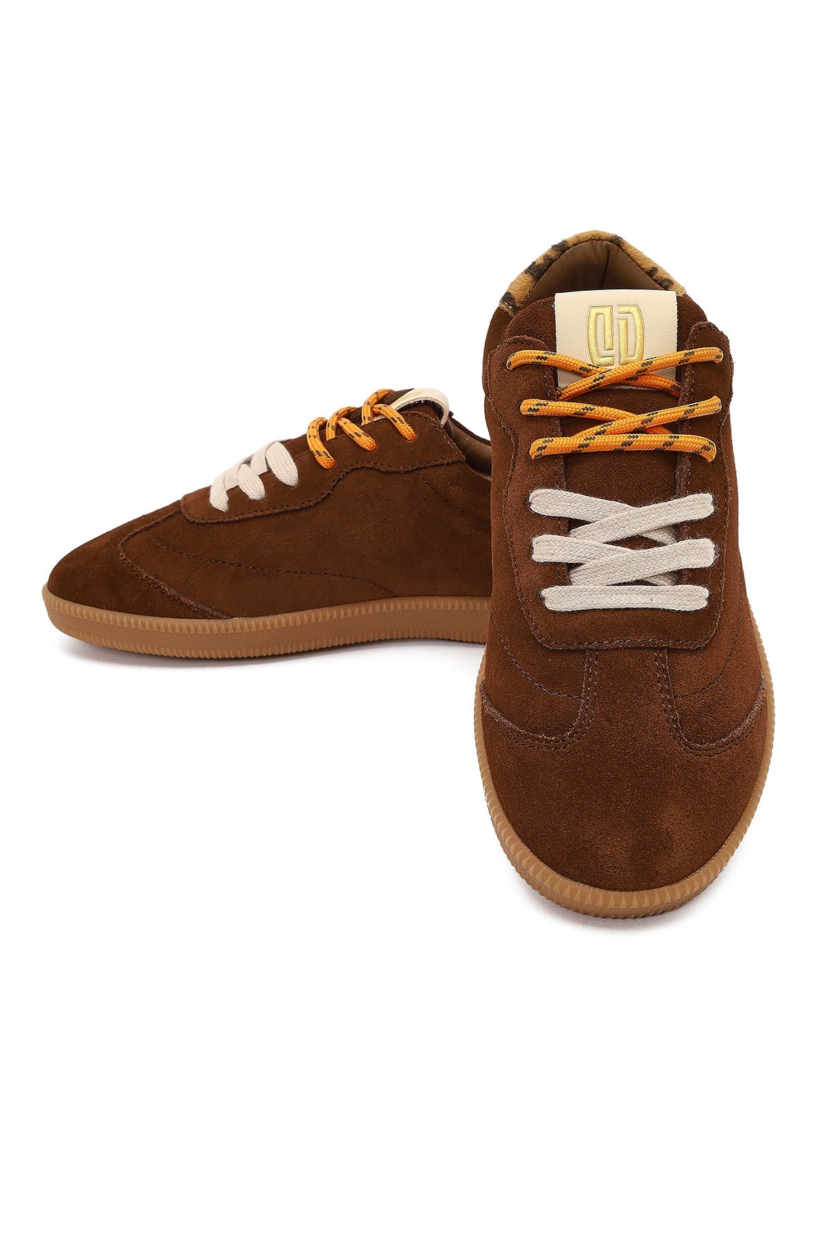 Derimod Studio Kadın Kahverengi Bağcıklı Süet Sneaker
