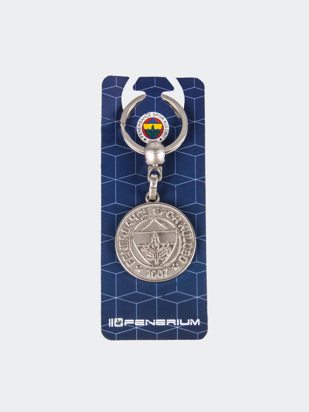 Fenerbahçe Logo Metal Anahtarlık-gümüş