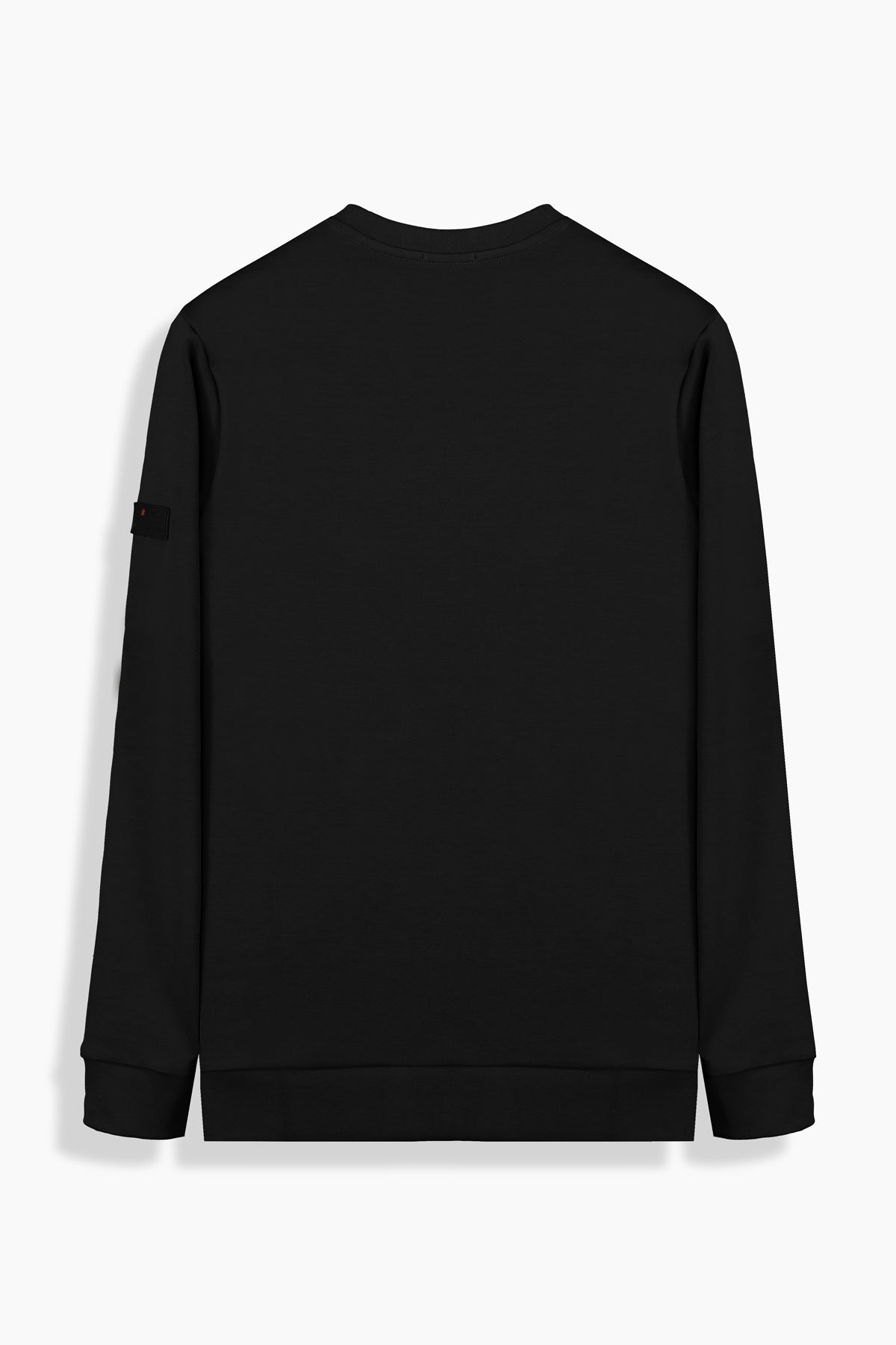 O Yaka Siyah Casual Sweatshirt