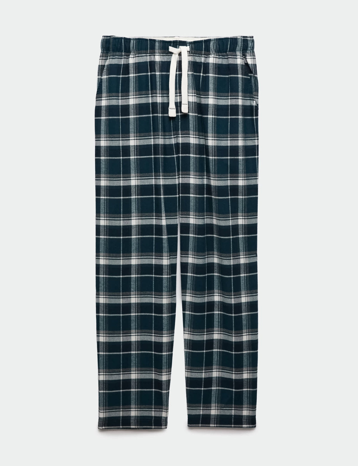 Pamuklu Kareli Pijama Altı
