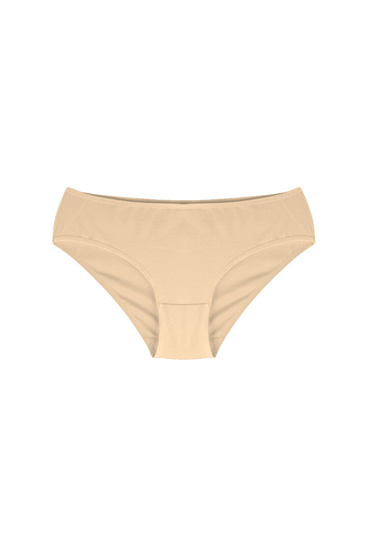 Cover 3lü Pamuklu Ten Rengi Slip Külot