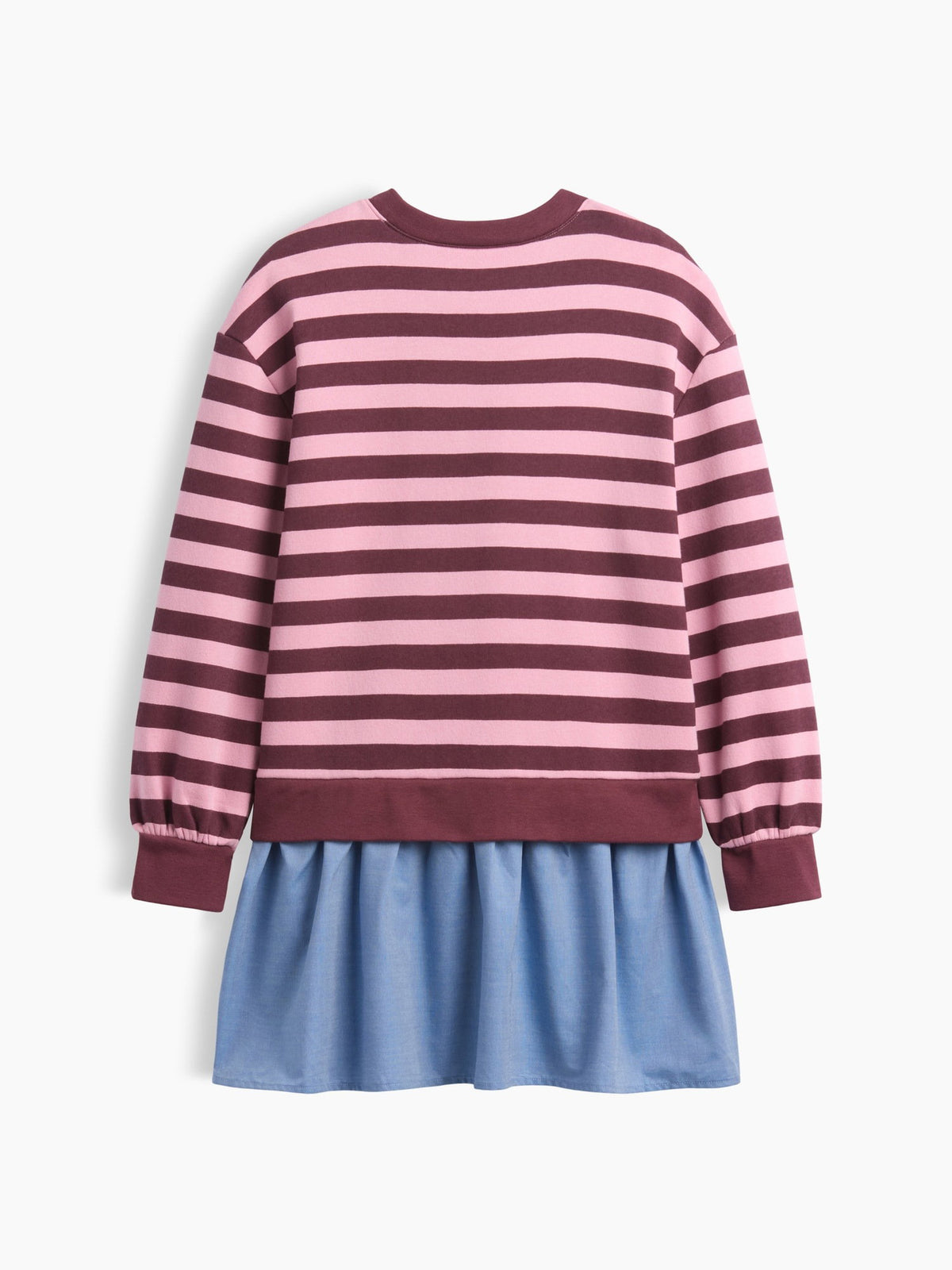 Pembe Kids Oversized Sweatshirt Dress - Çocuklar Için Oversize Sweatshirt Elbisesi