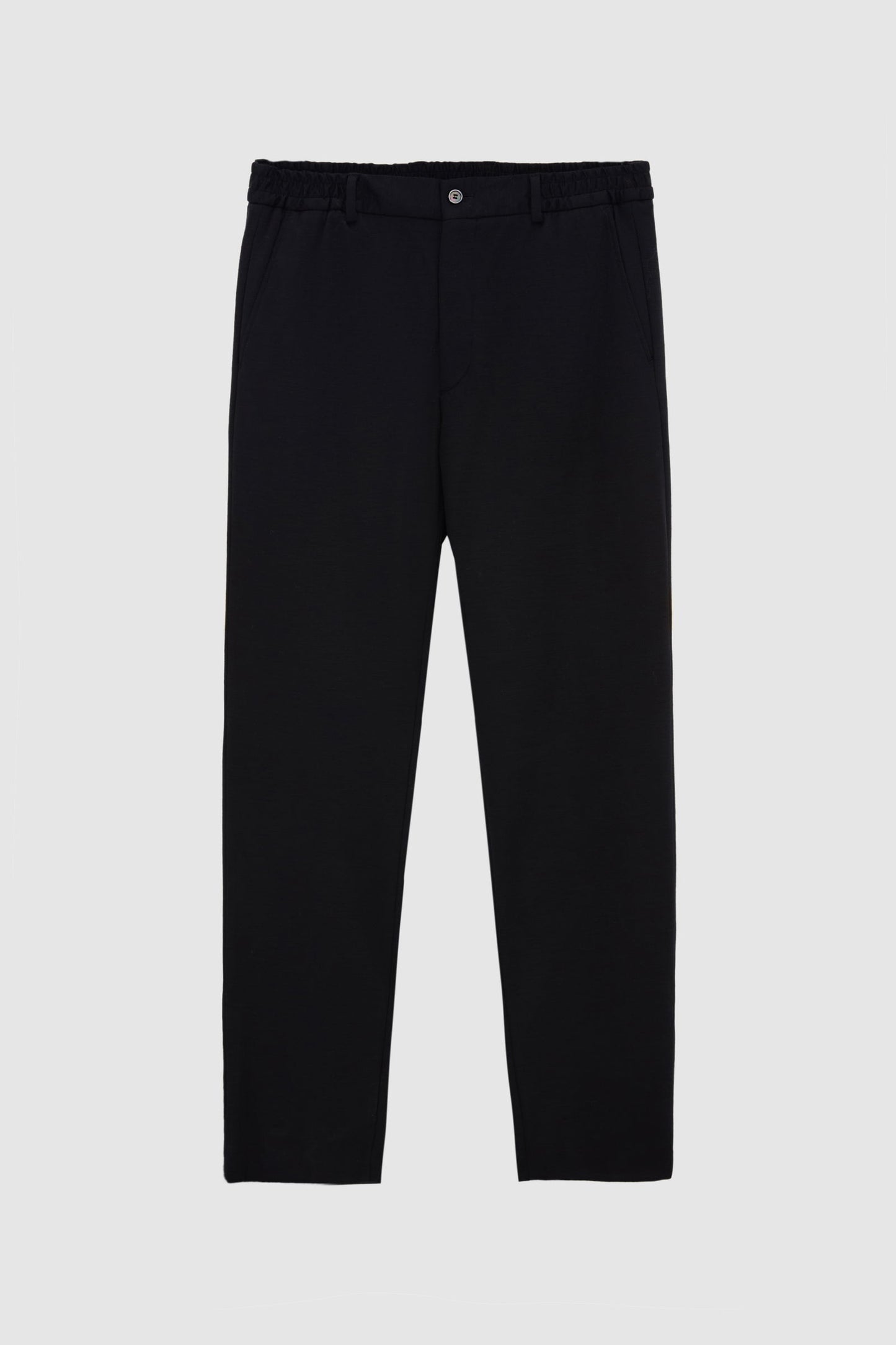 Damat Comfort Fit Siyah Düz Kumaş Pantolon