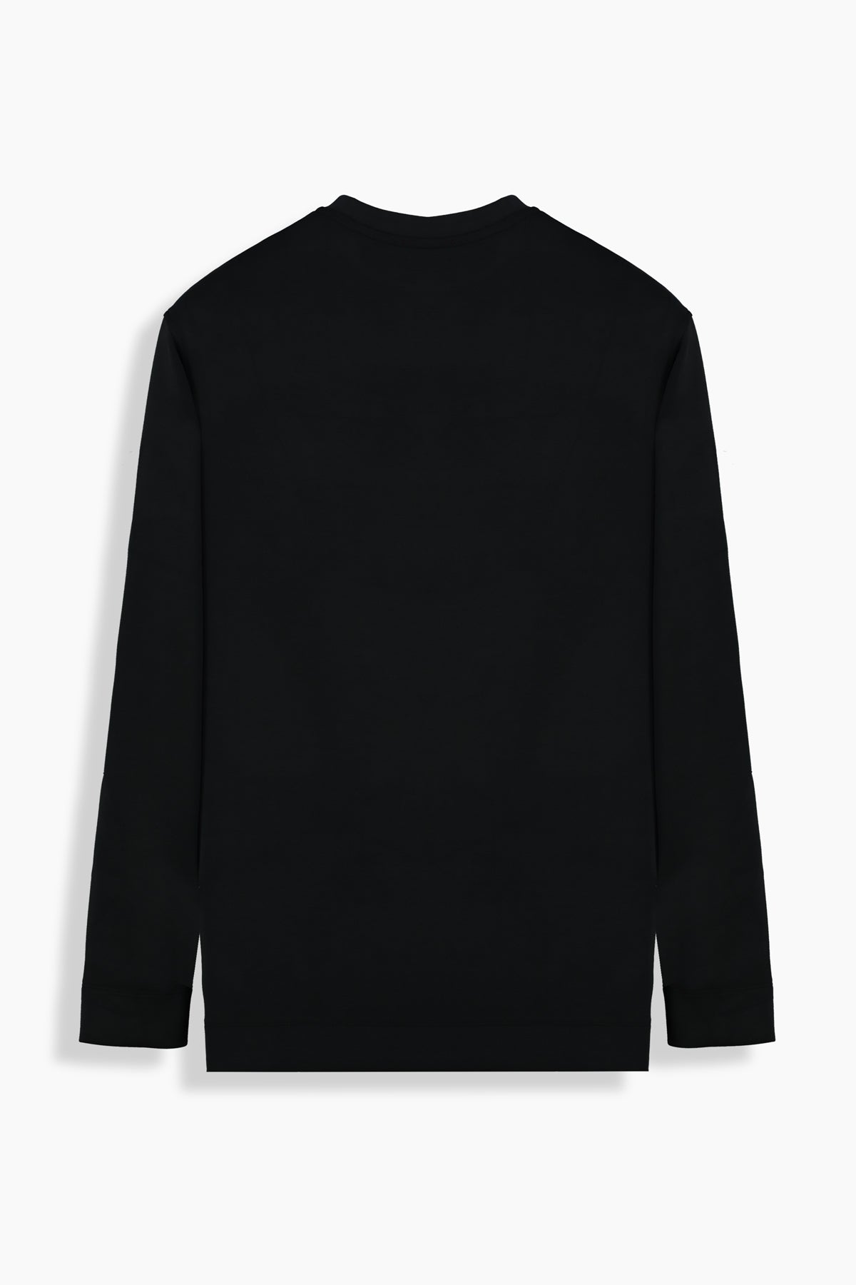 Bisiklet Yaka Siyah Sweatshirt