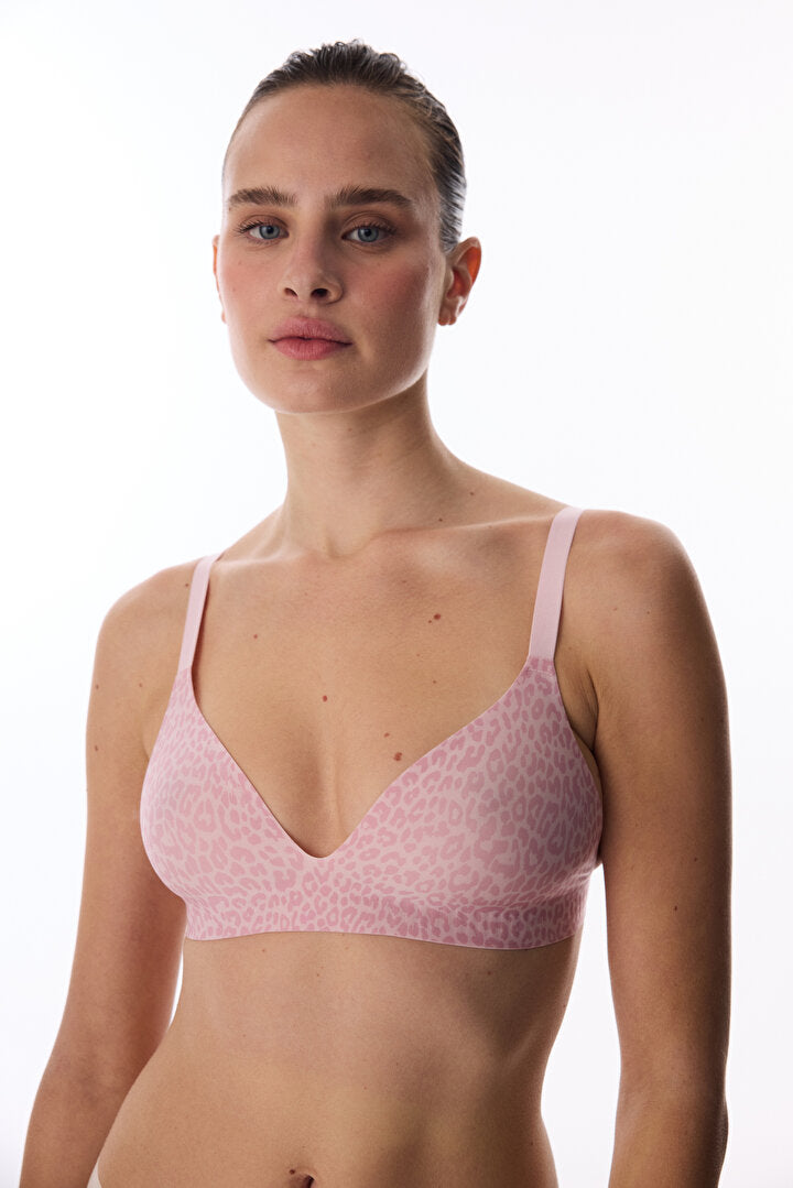 Pembe Fit Üçgen Sütyen