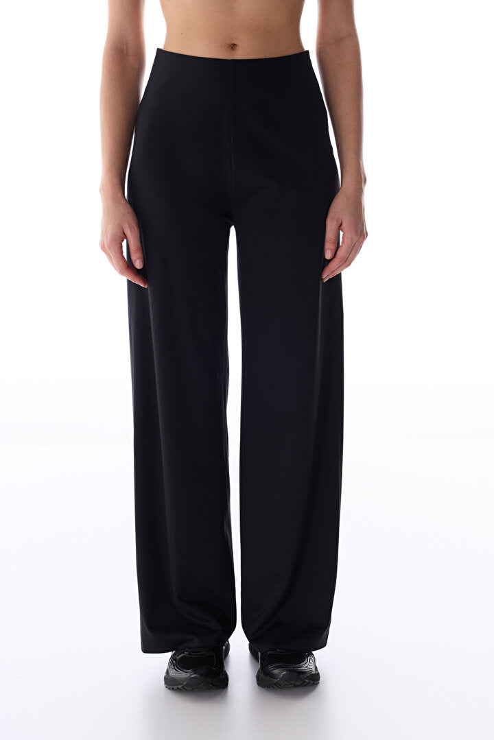 Siyah Compressive Waist Effect Pantolon