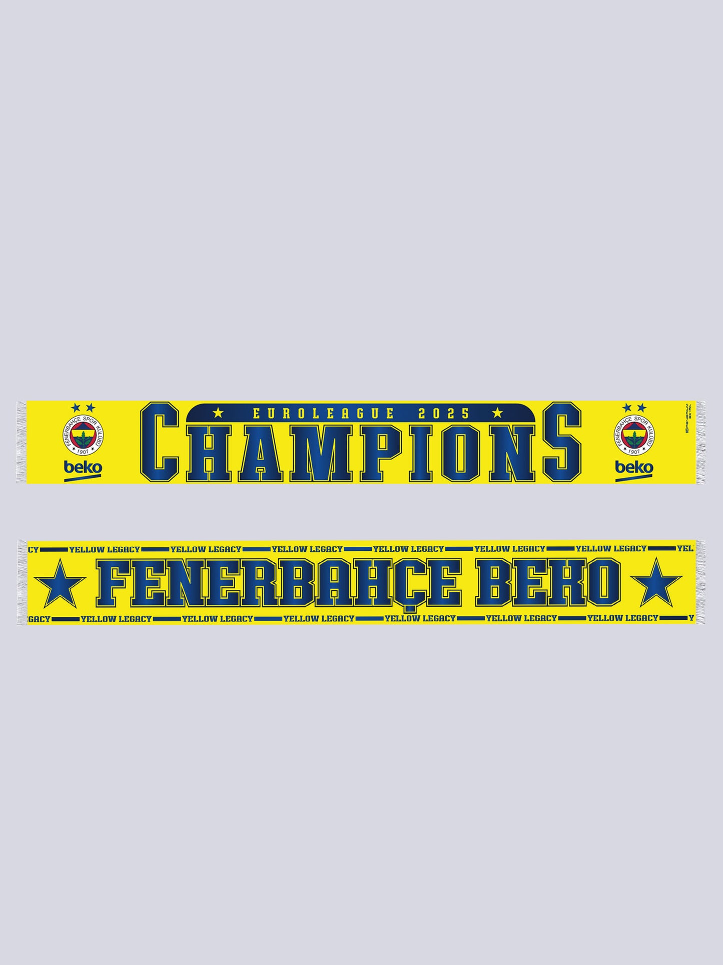 Fenerbahçe Basketbol 24/25 Şampiyonluk Sarı Şal
