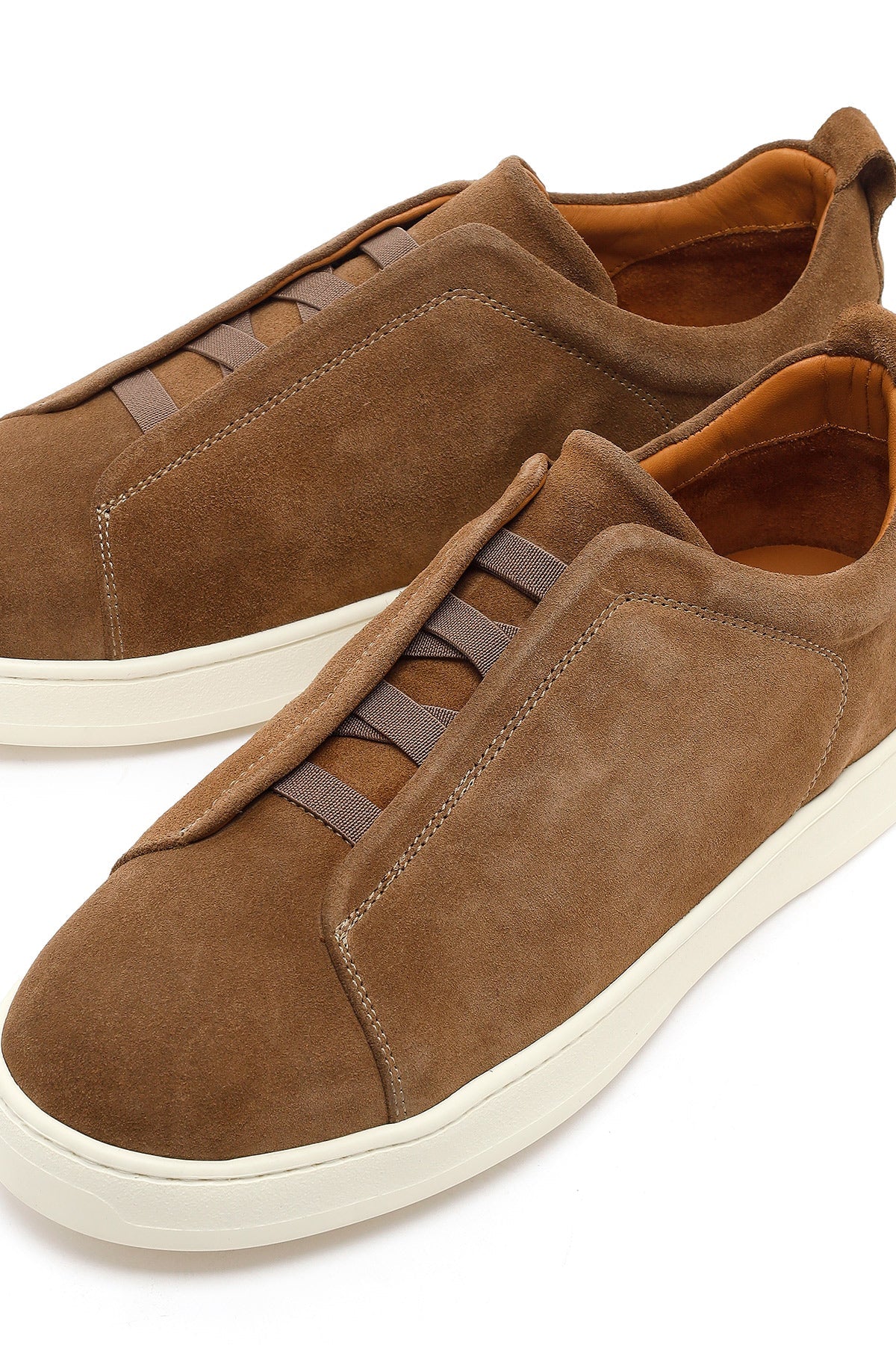 Erkek Taba Süet Deri Sneaker