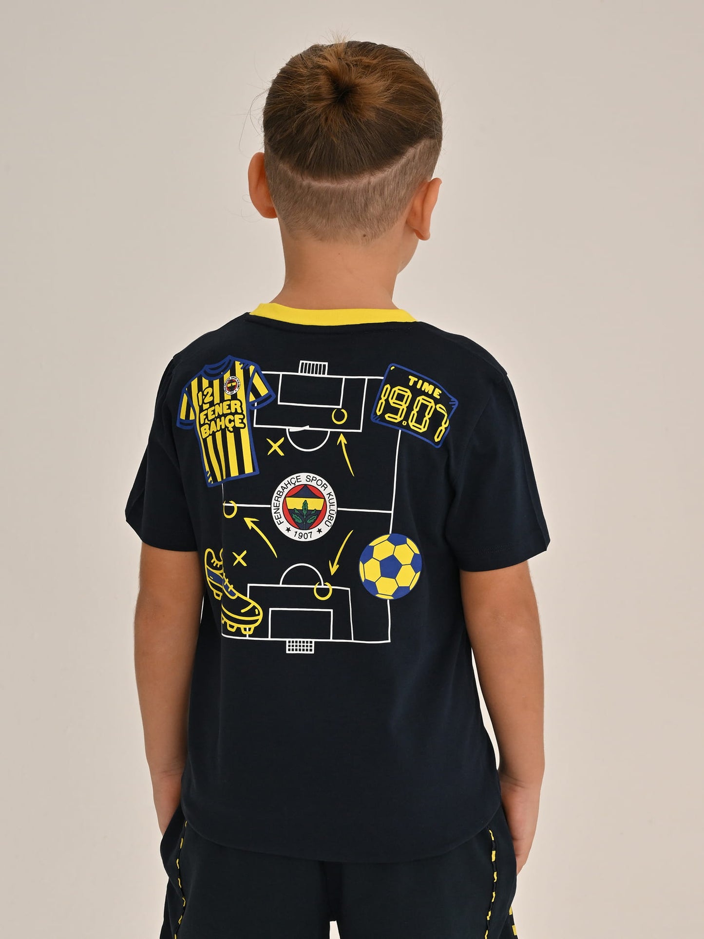 Fenerbahçe Lacivert Tribün Since 1907 Sırt Baskılı Çocuk Tshirt