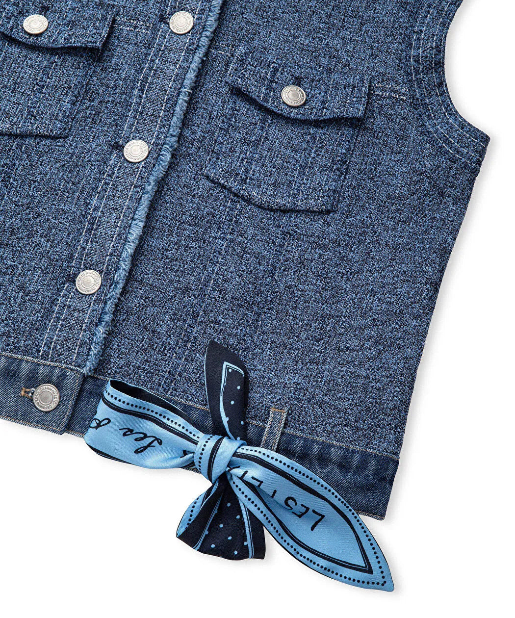 Mavi Denim Mix Triko Yelek Is1260007023629 | Ipekyol