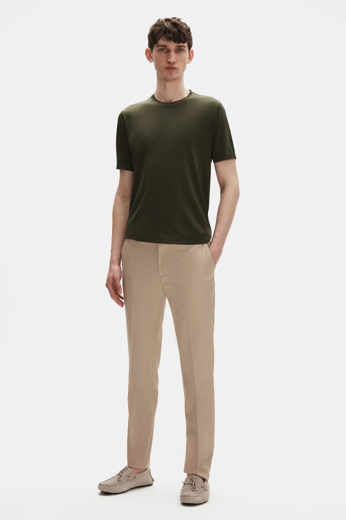 Tween Slim Fit Haki T-shirt
