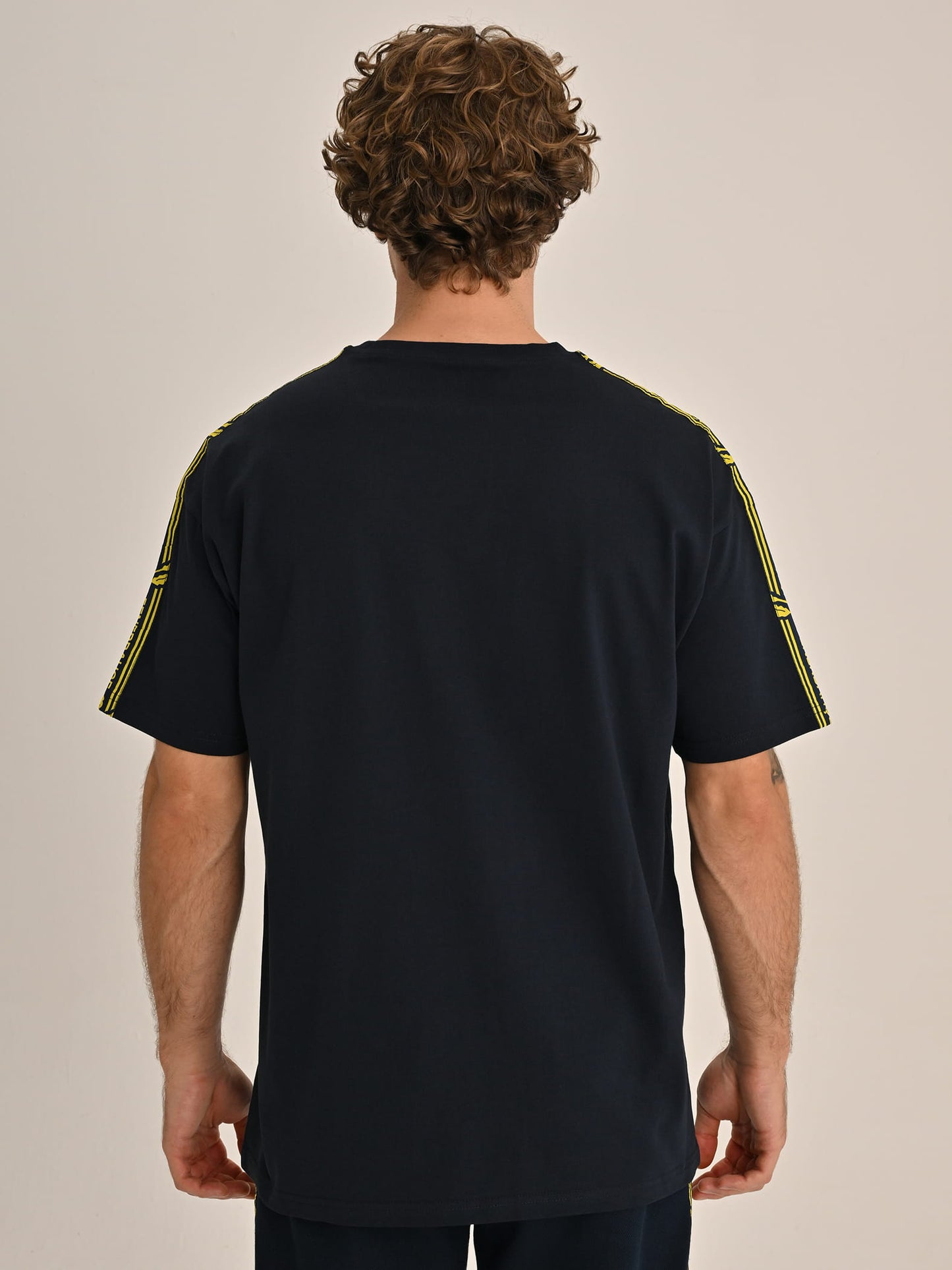 Fenerbahçe Lacivert Tribün Ekstraforlu Erkek Oversize Tshirt