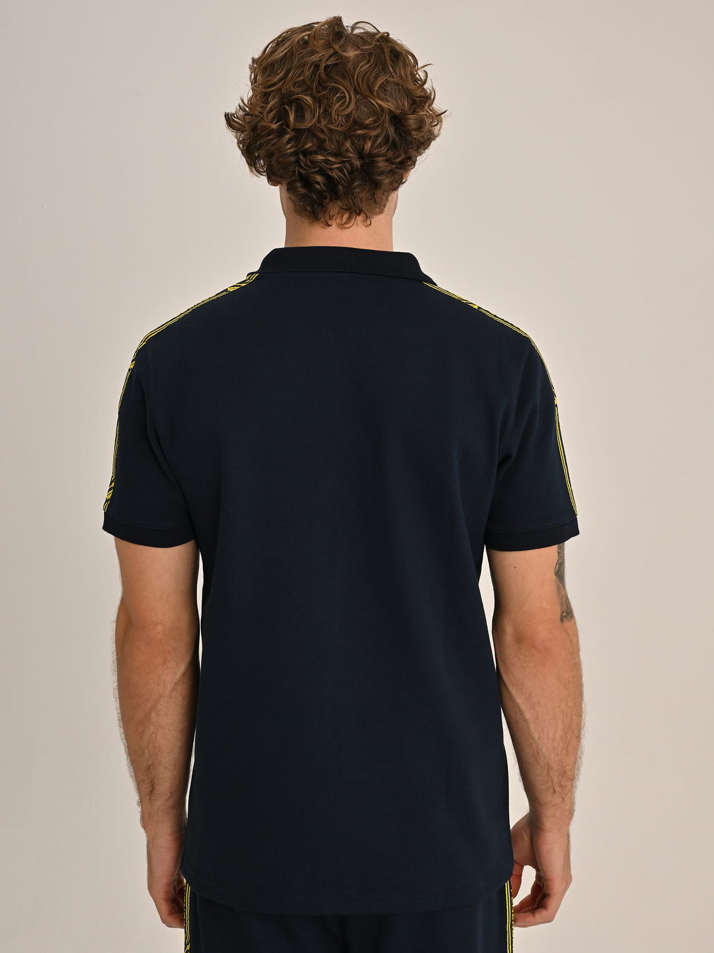 Fenerbahçe Lacivert Tribün Ekstraforlu Erkek Polo Tshirt