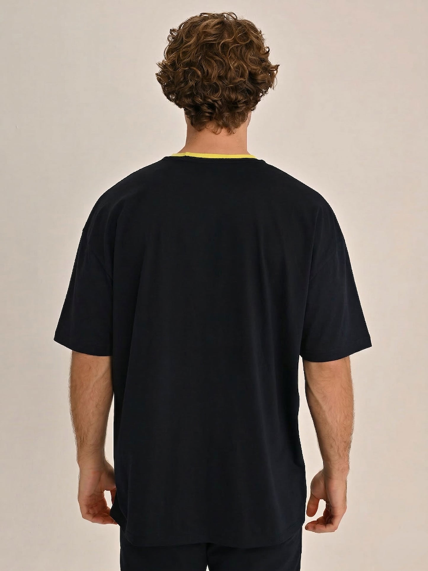 Fenerbahçe Lacivert Kolej 1907 Erkek Oversize Tshirt
